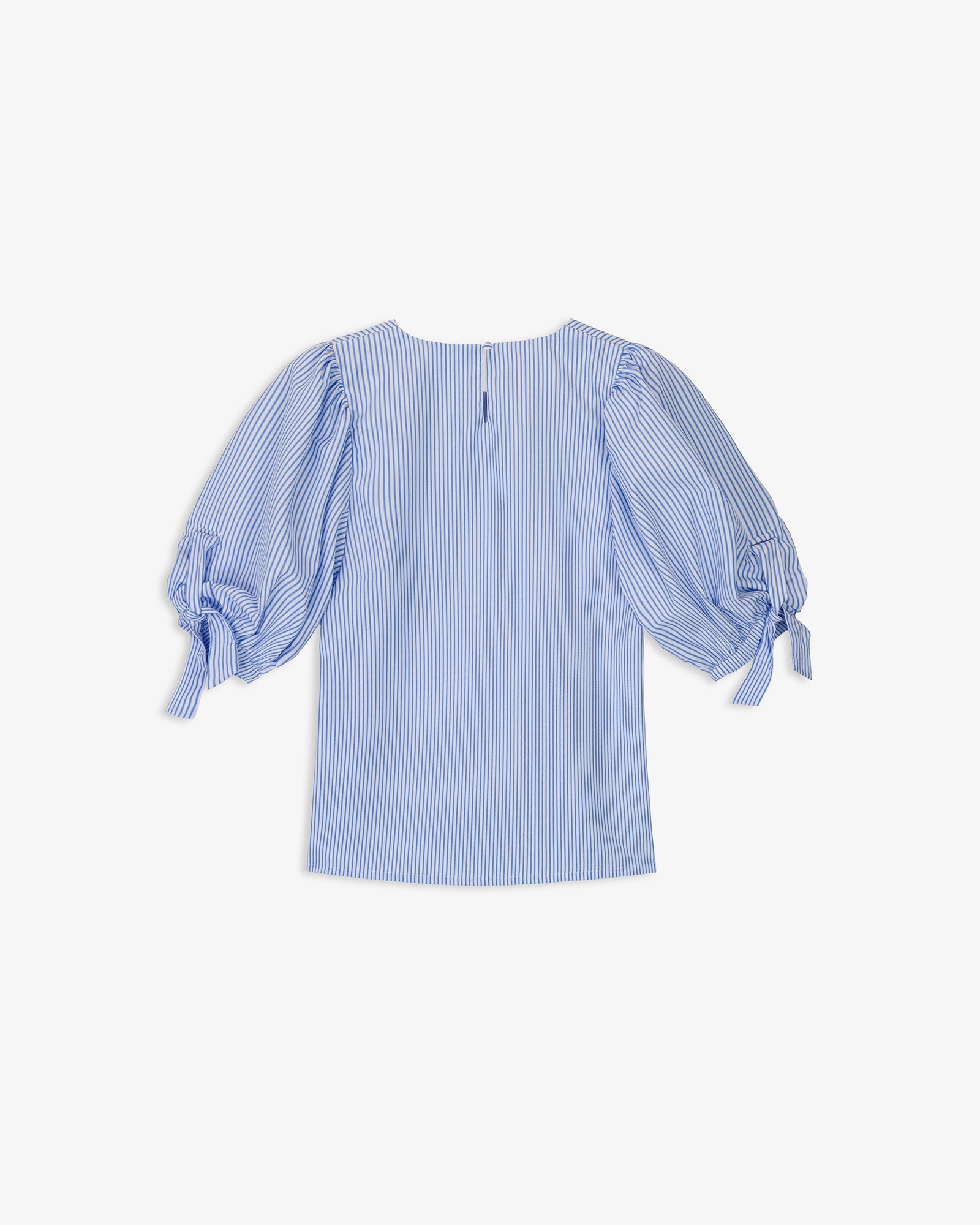 Blusa Rayas Mangas Nudo