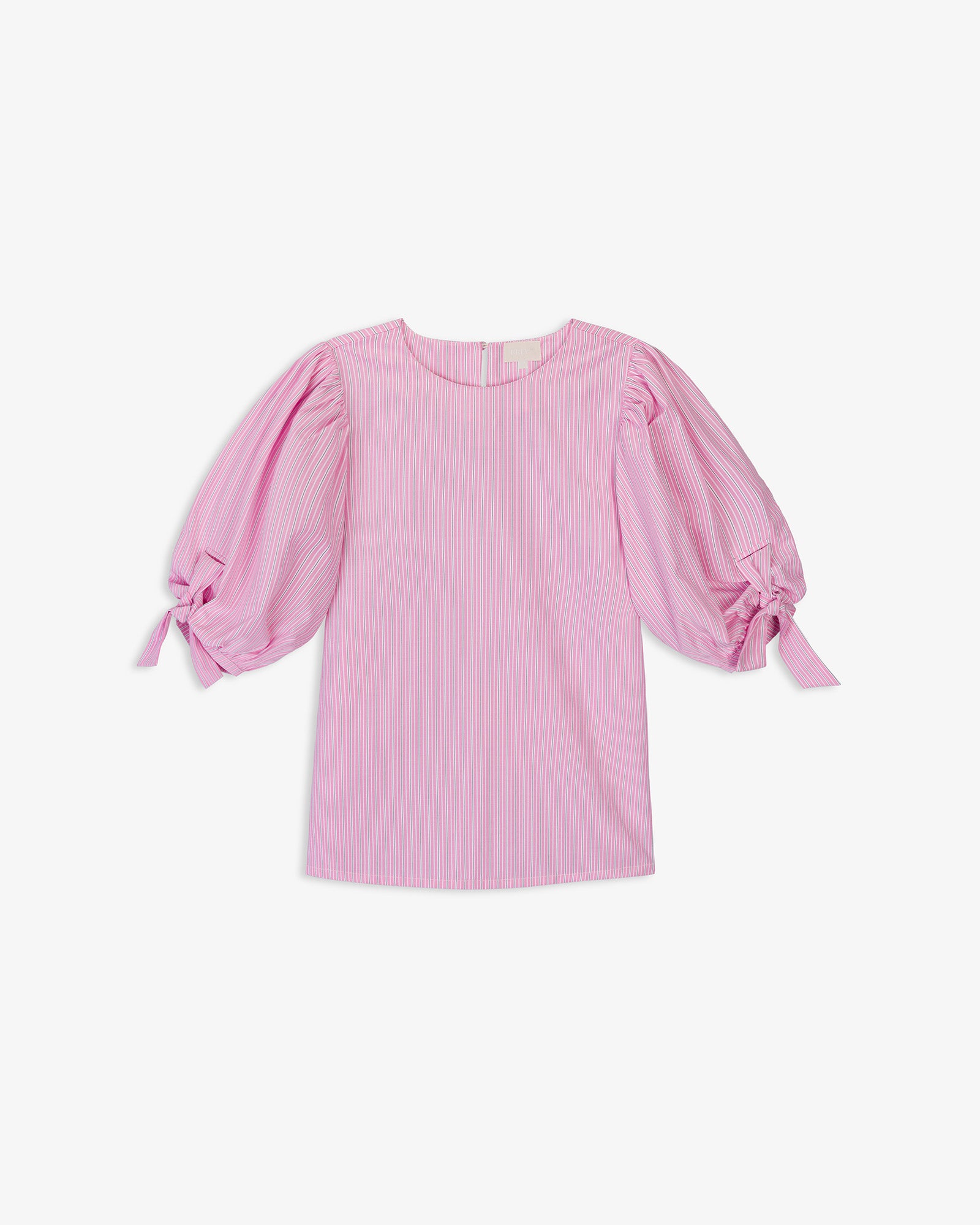 Blusa Rayas Manga Abullonada