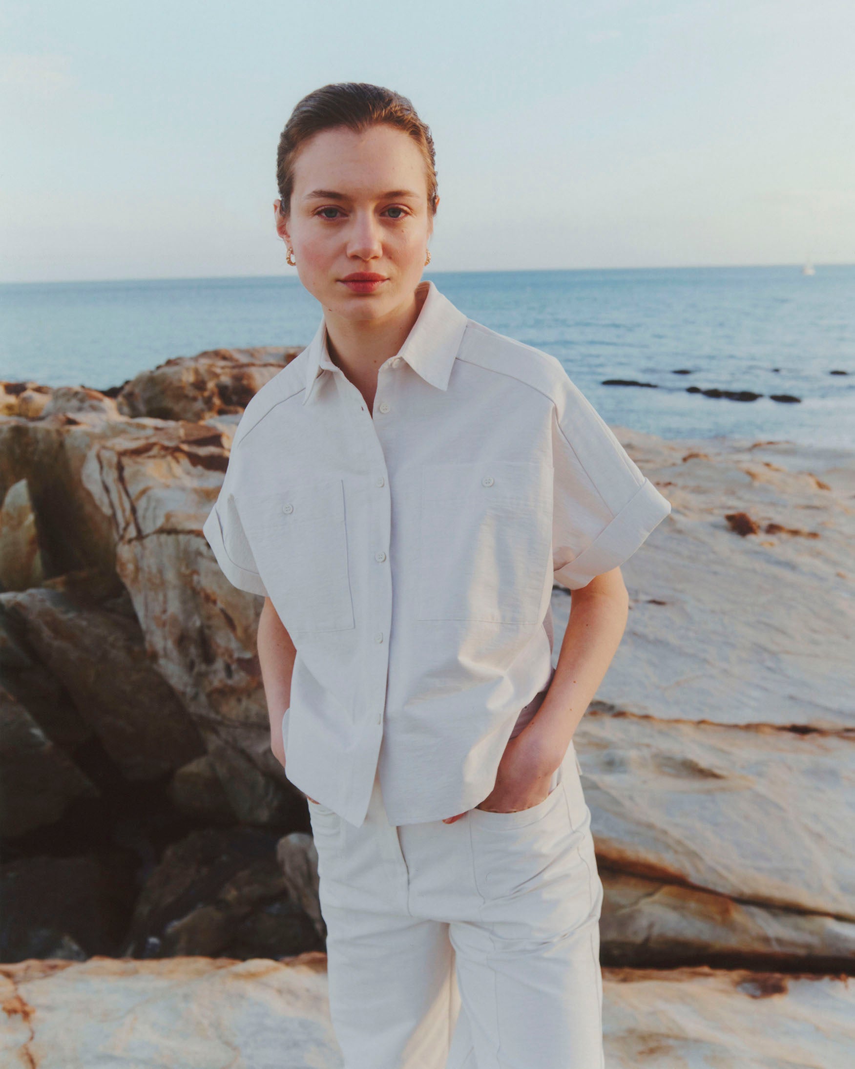 Camisa Estructura Oversize Bolsillos