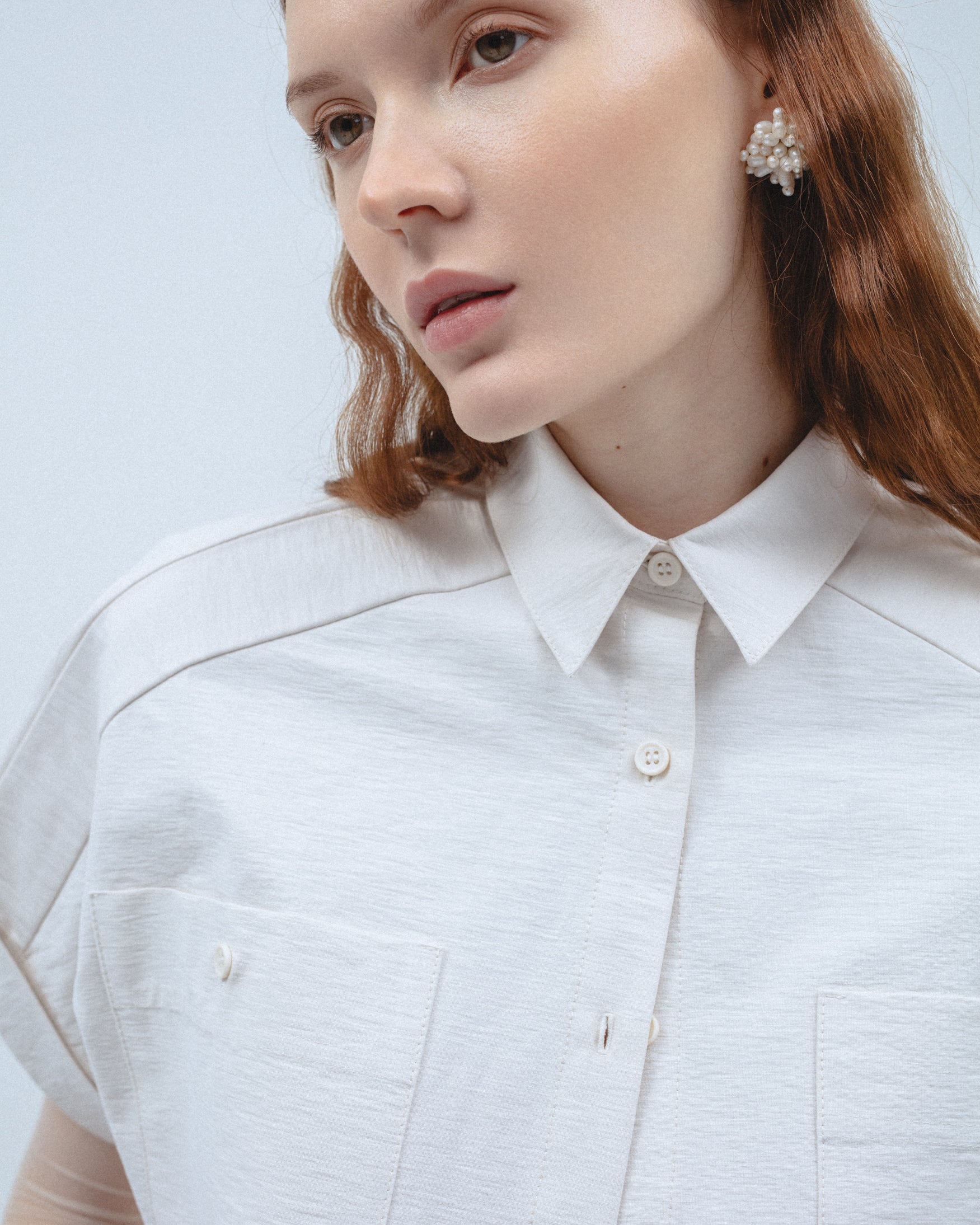 Camisa Estructura Oversize Bolsillos