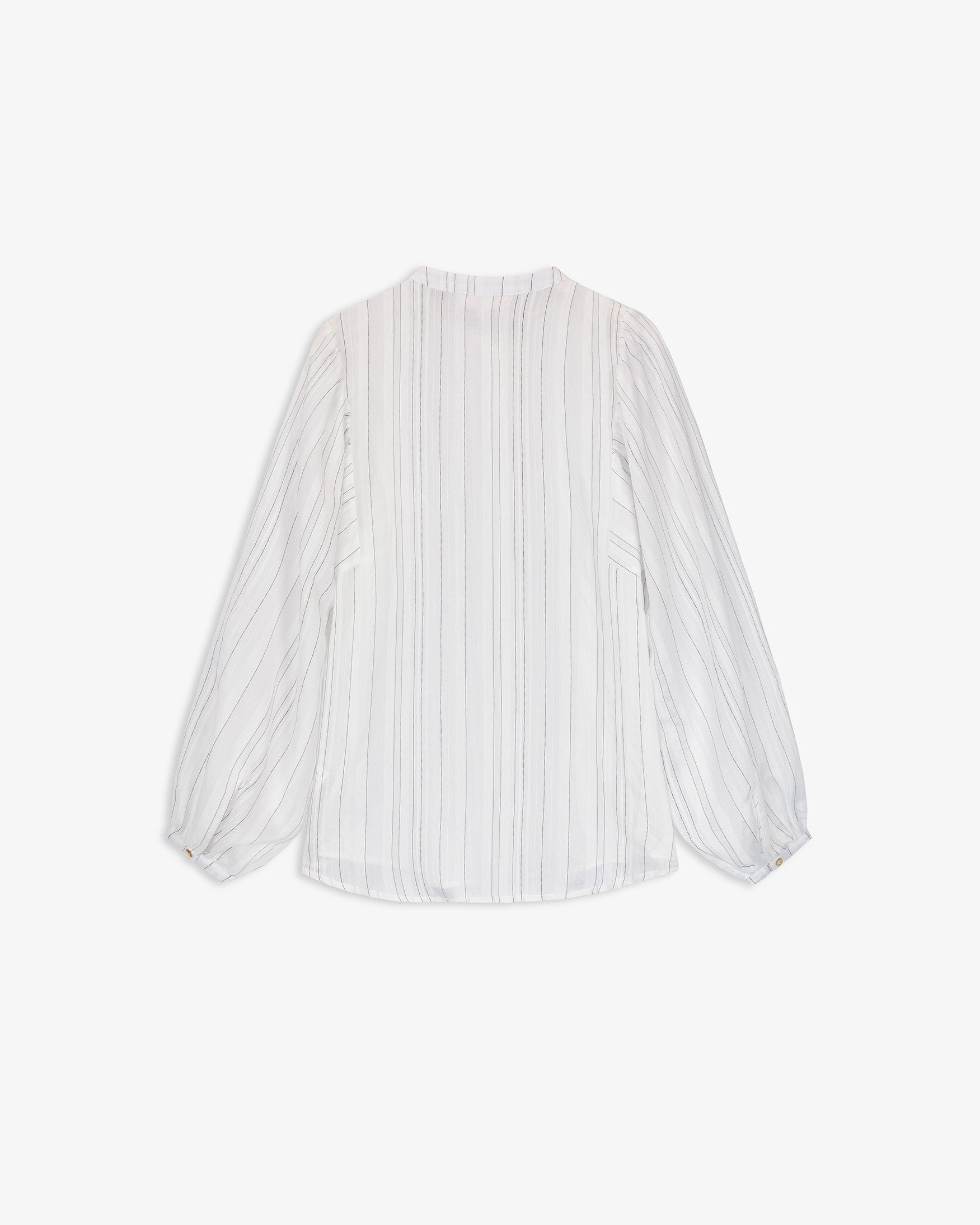 Camisa Rayas Cuello Mao