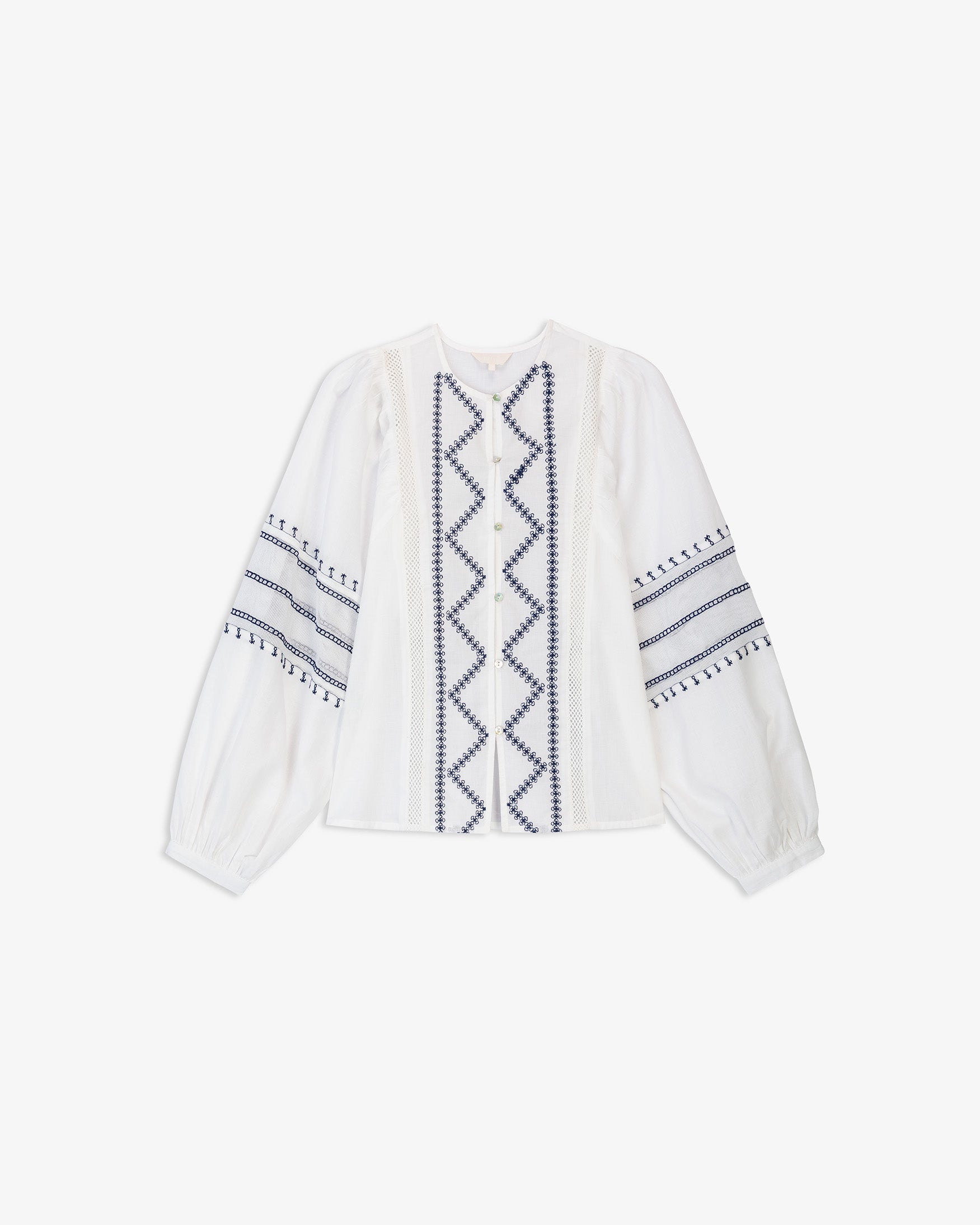 Camisa Bordados Combinados