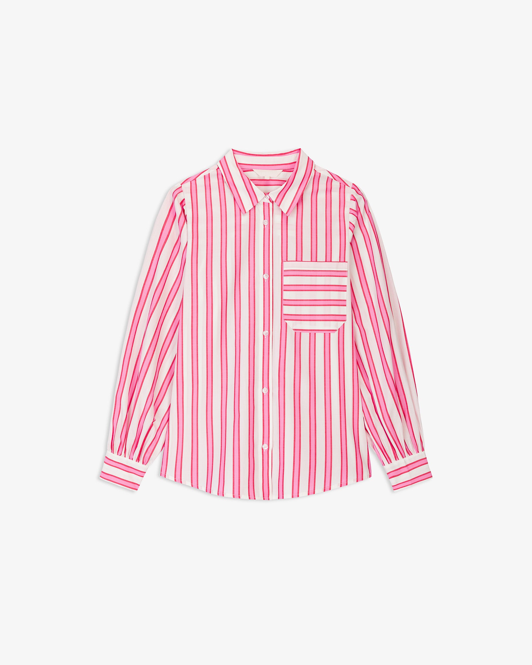 Camisa Algodón Rayas Tricolor