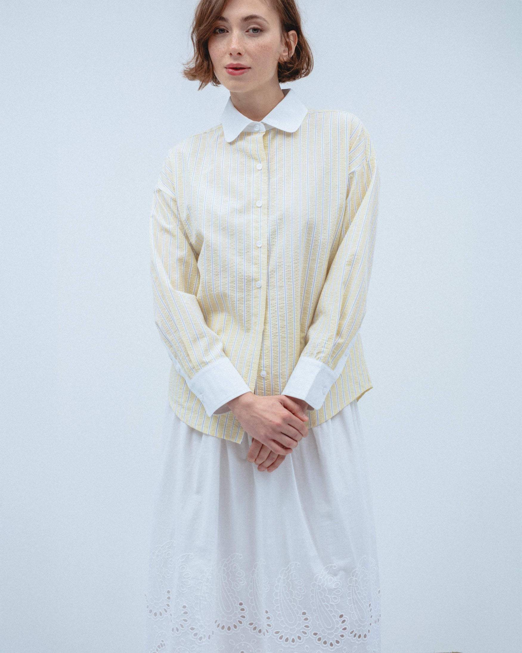 Camisa Rayas Combinada