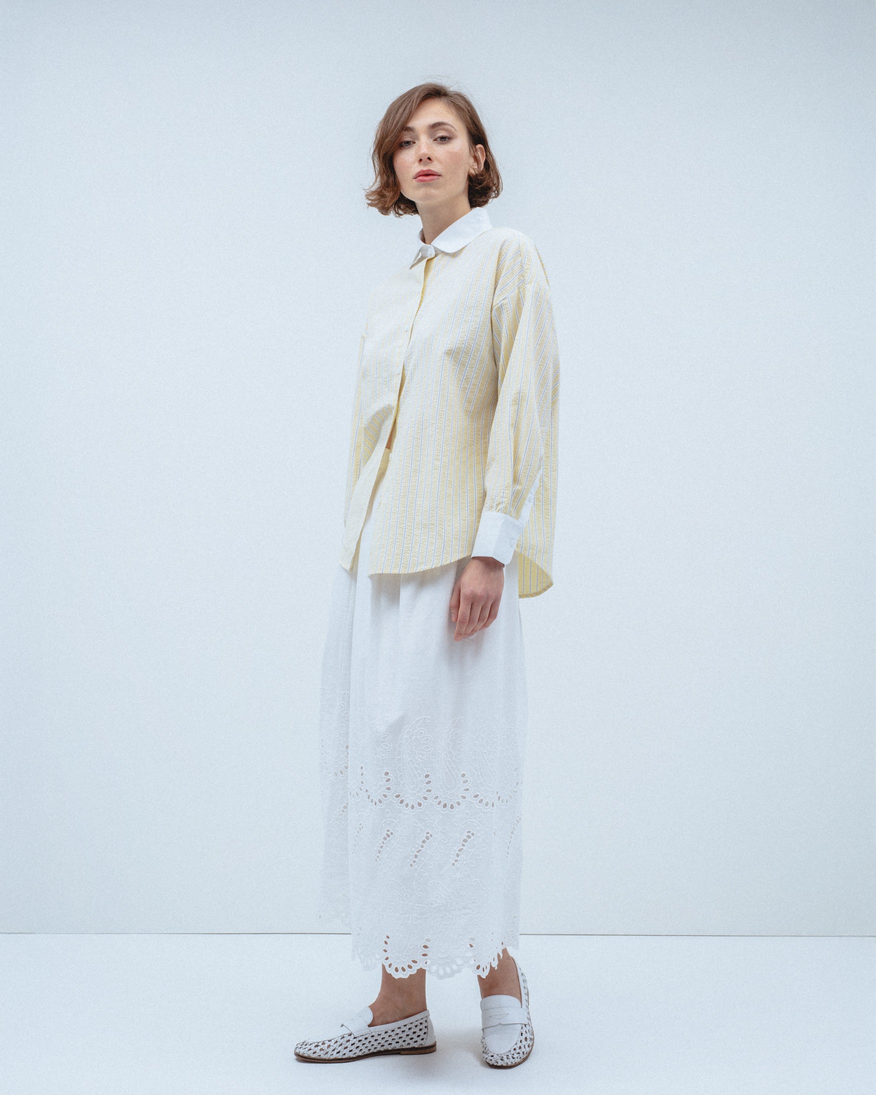 Camisa Rayas Combinada