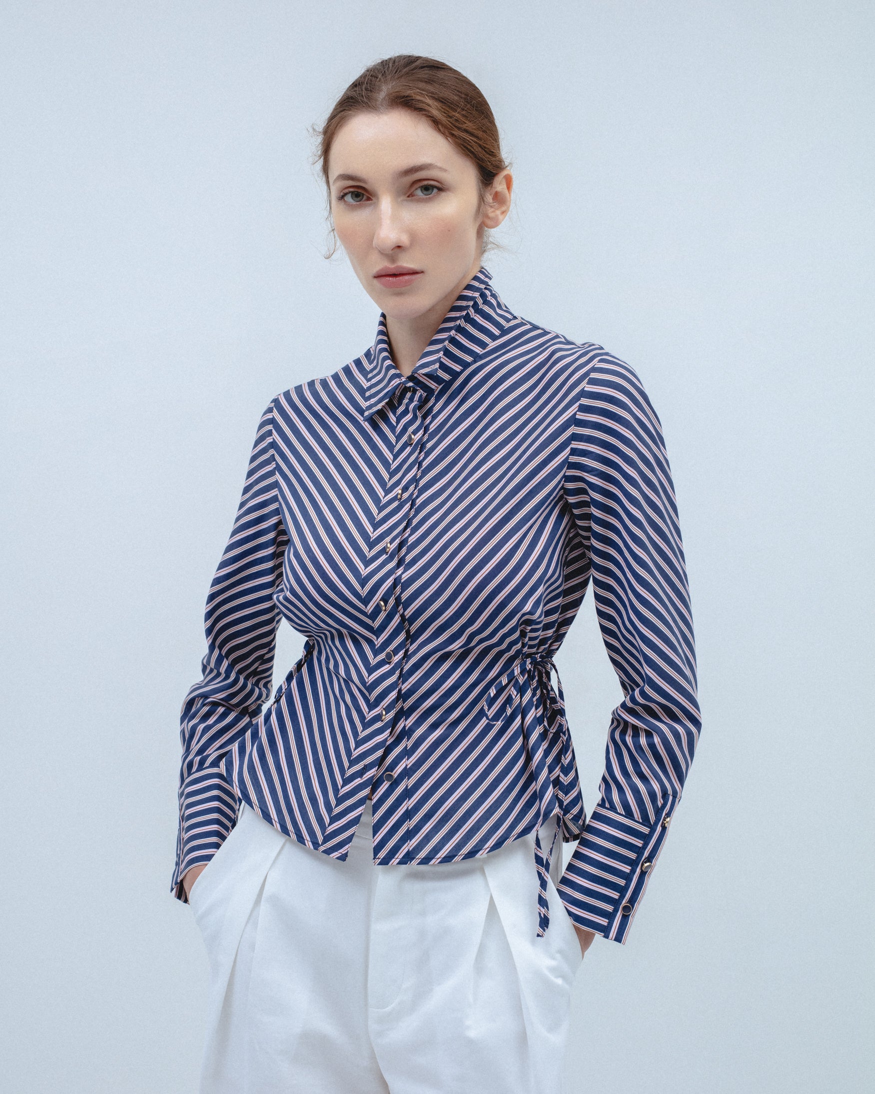 Camisa Rayas Lazada Lateral