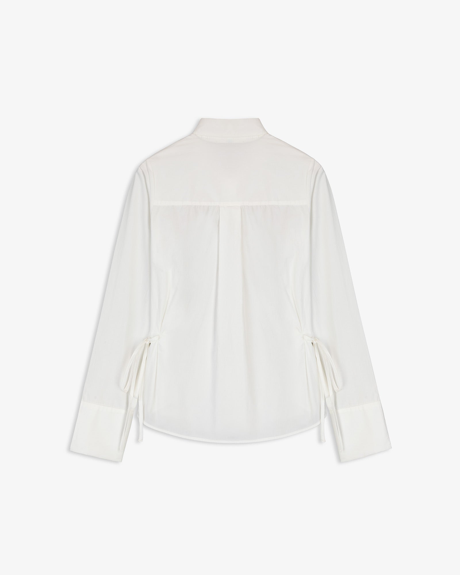 Camisa Algodón Lazada Lateral