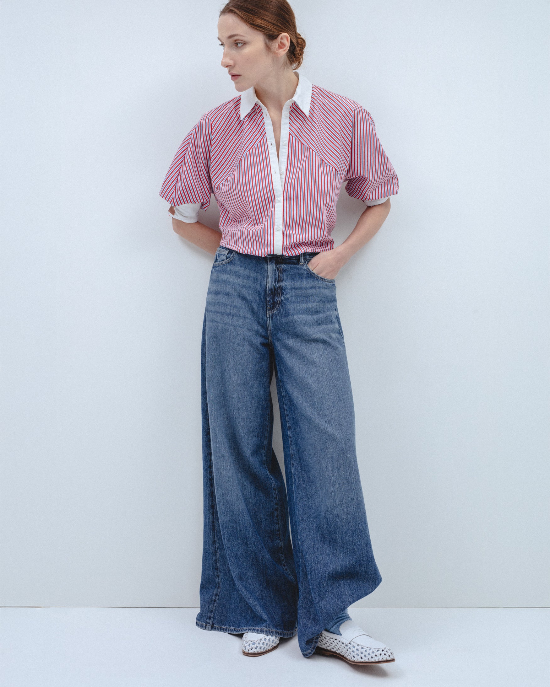 Camisa Rayas Contraste