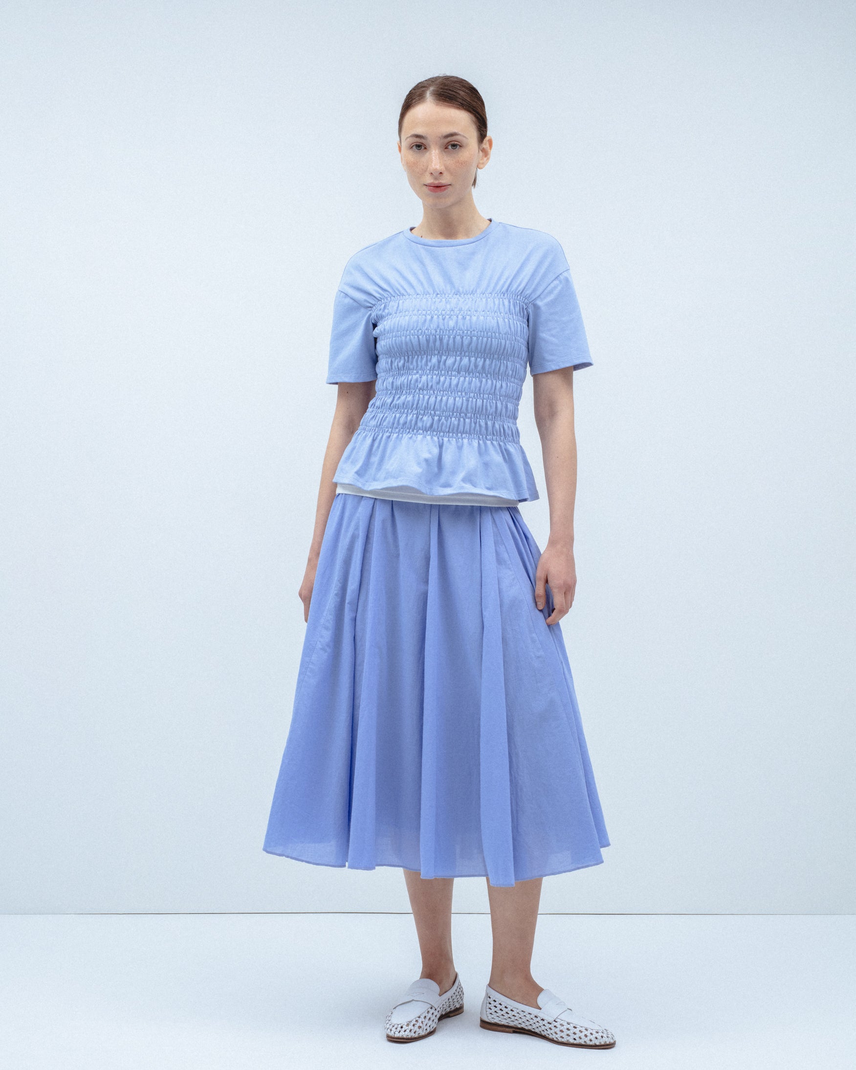 Camiseta Algodón Cintura de Abeja