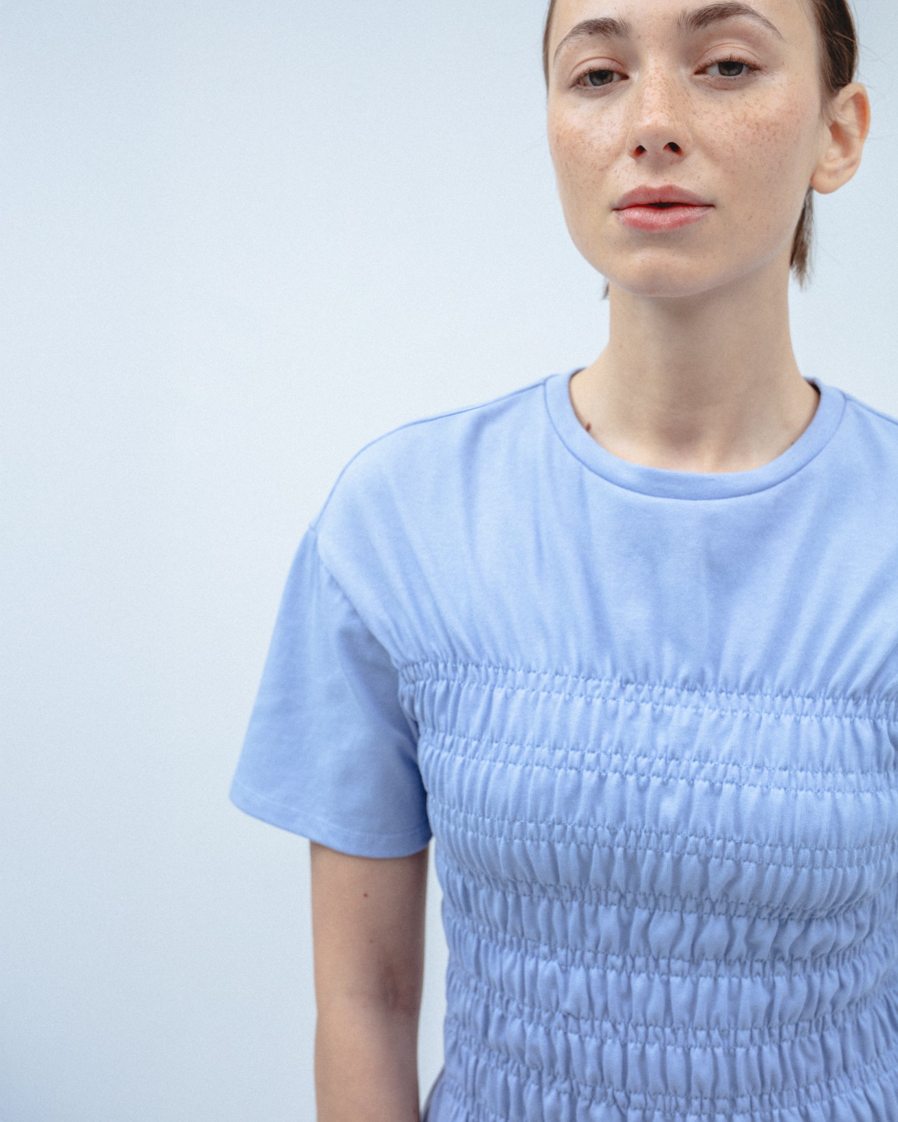 Camiseta Algodón Cintura de Abeja