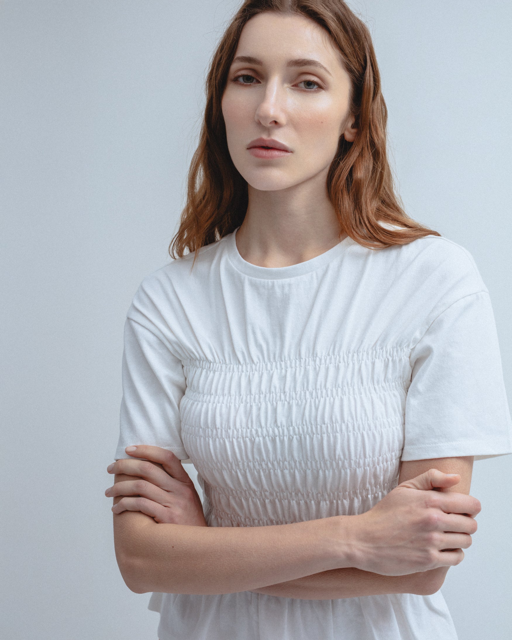 Camiseta Algodón Cintura de Abeja