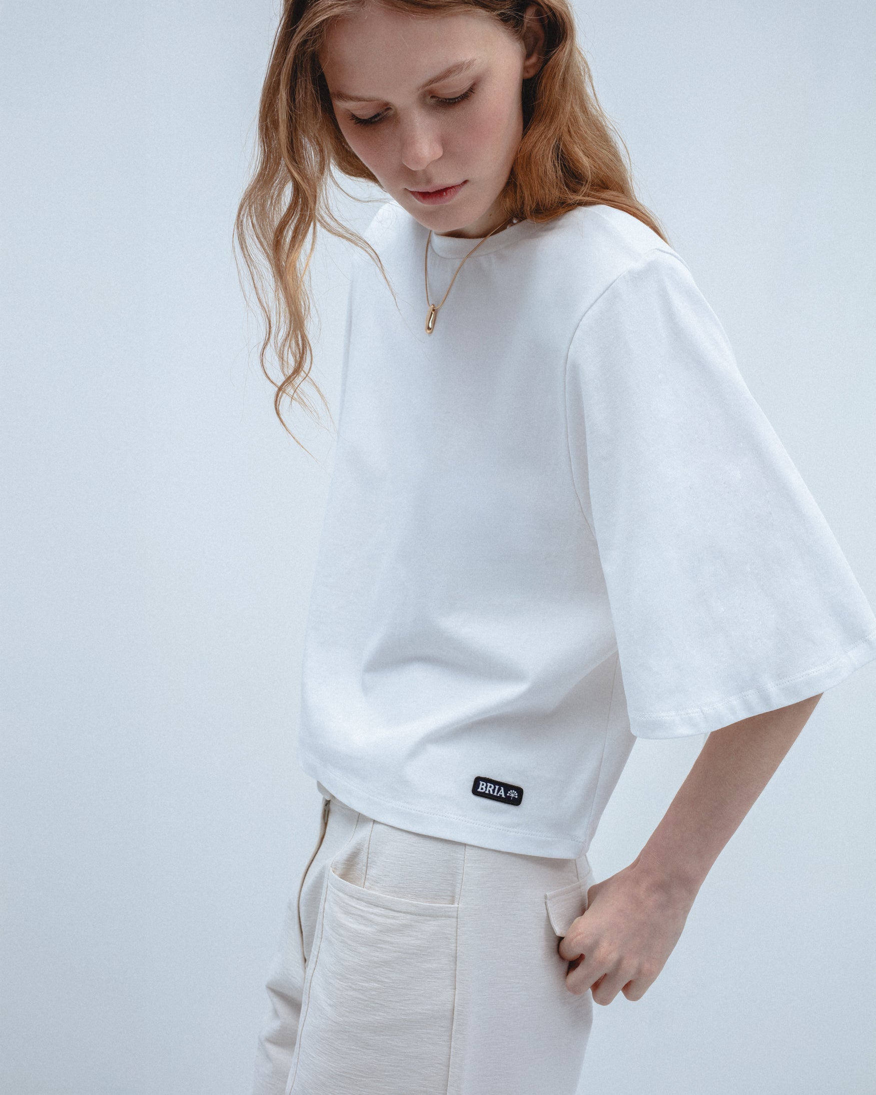 Camiseta Algodón Hombreras