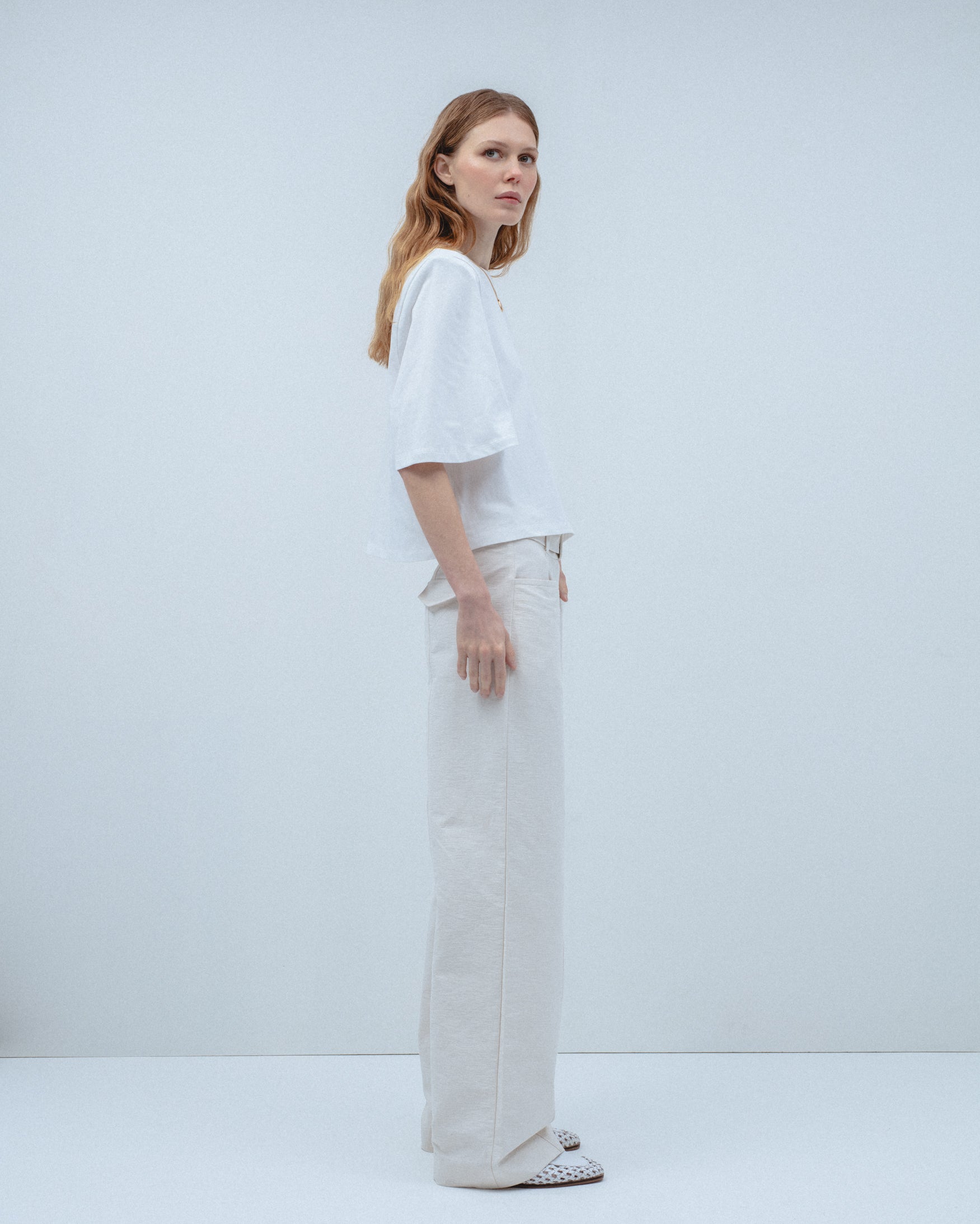 Camiseta Algodón Hombreras