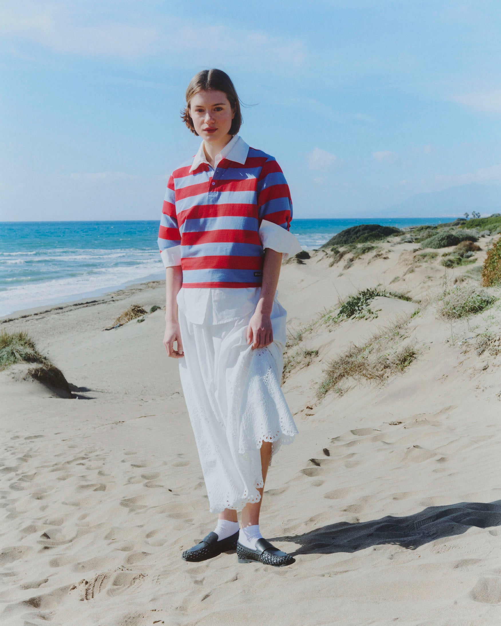 Camiseta Cuello Polo Rayas