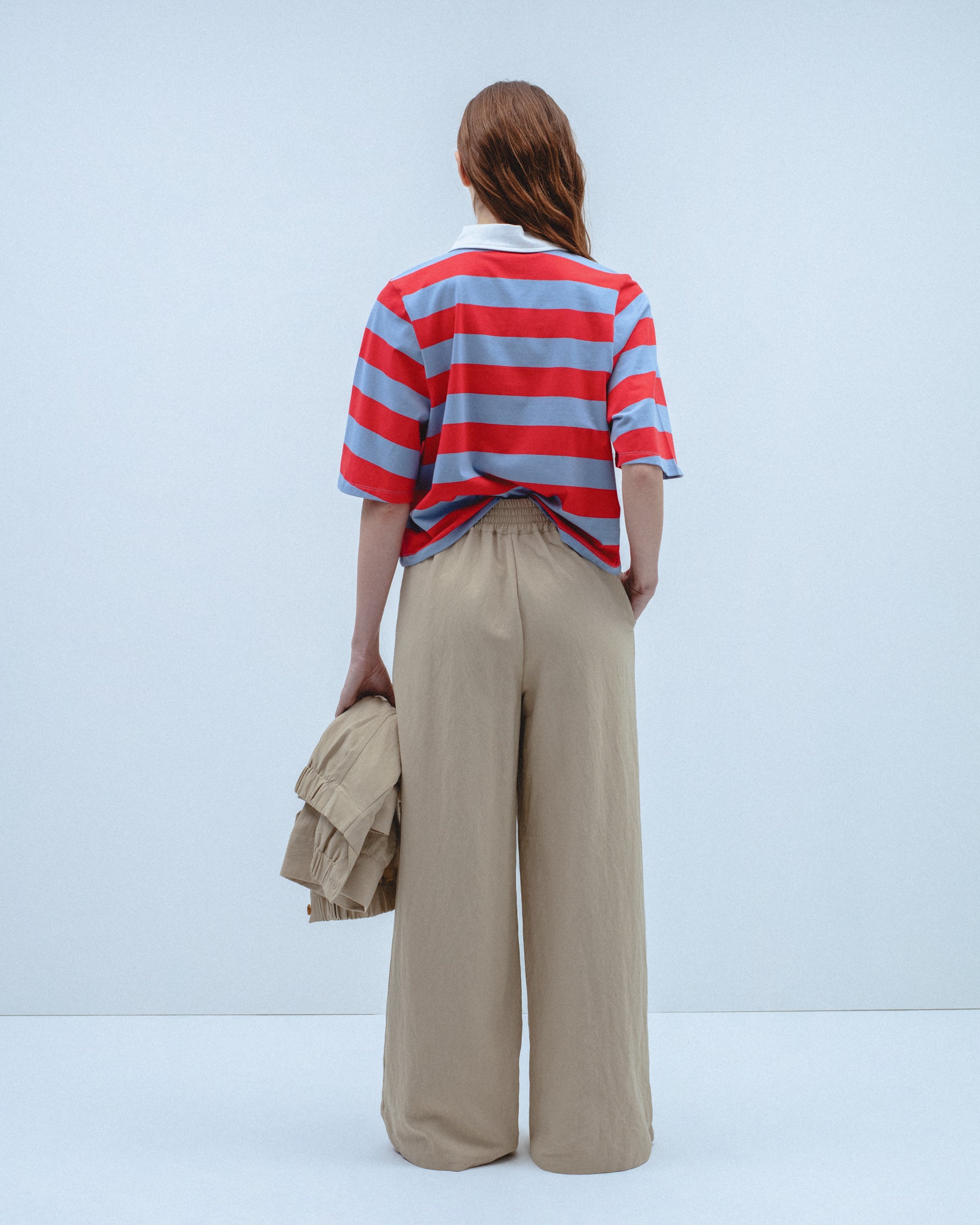 Camiseta Cuello Polo Rayas