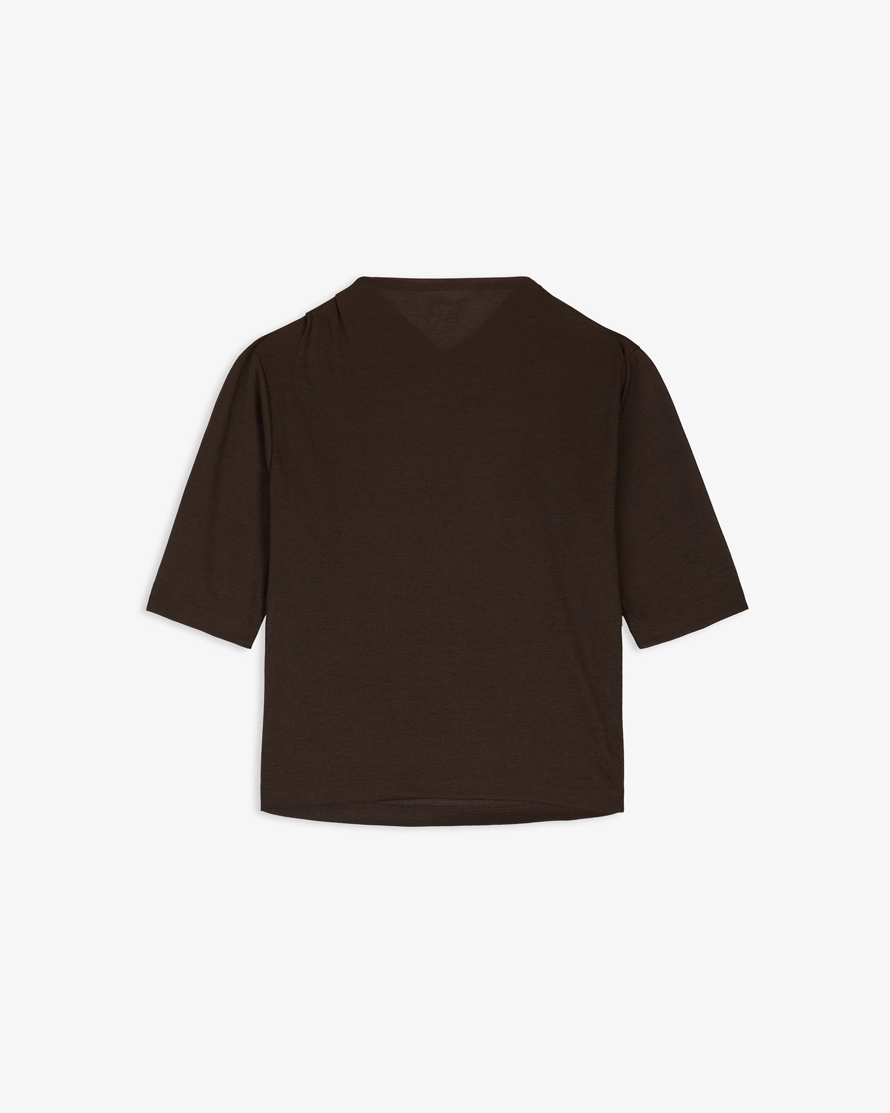 Camiseta Cuello Pliegues