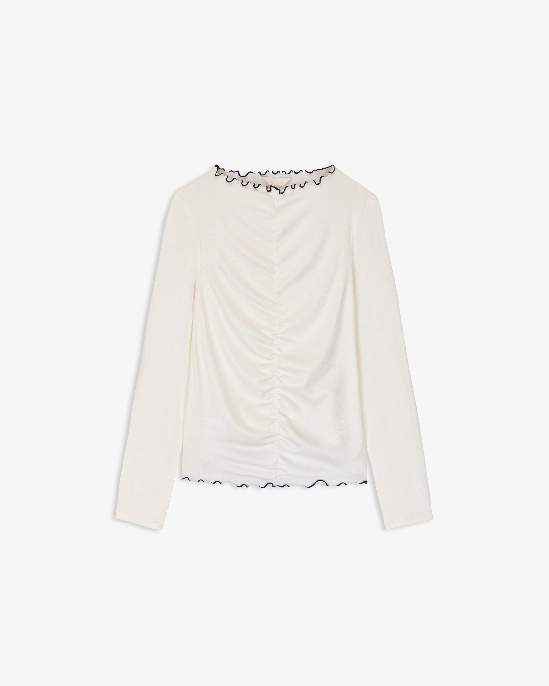 Camiseta Manga Larga Frunces