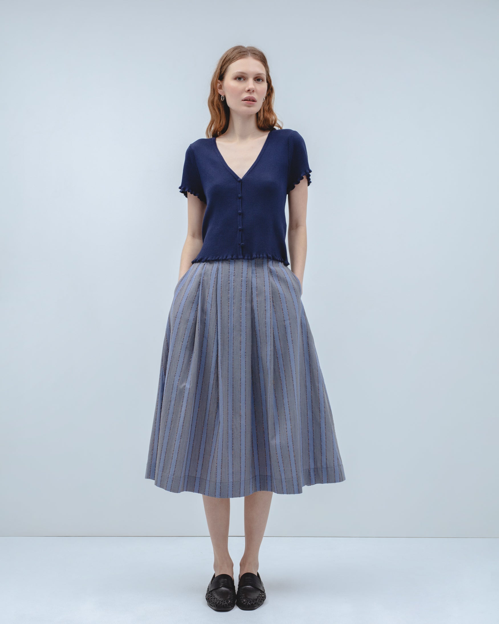 Top Punto Canalé Botones