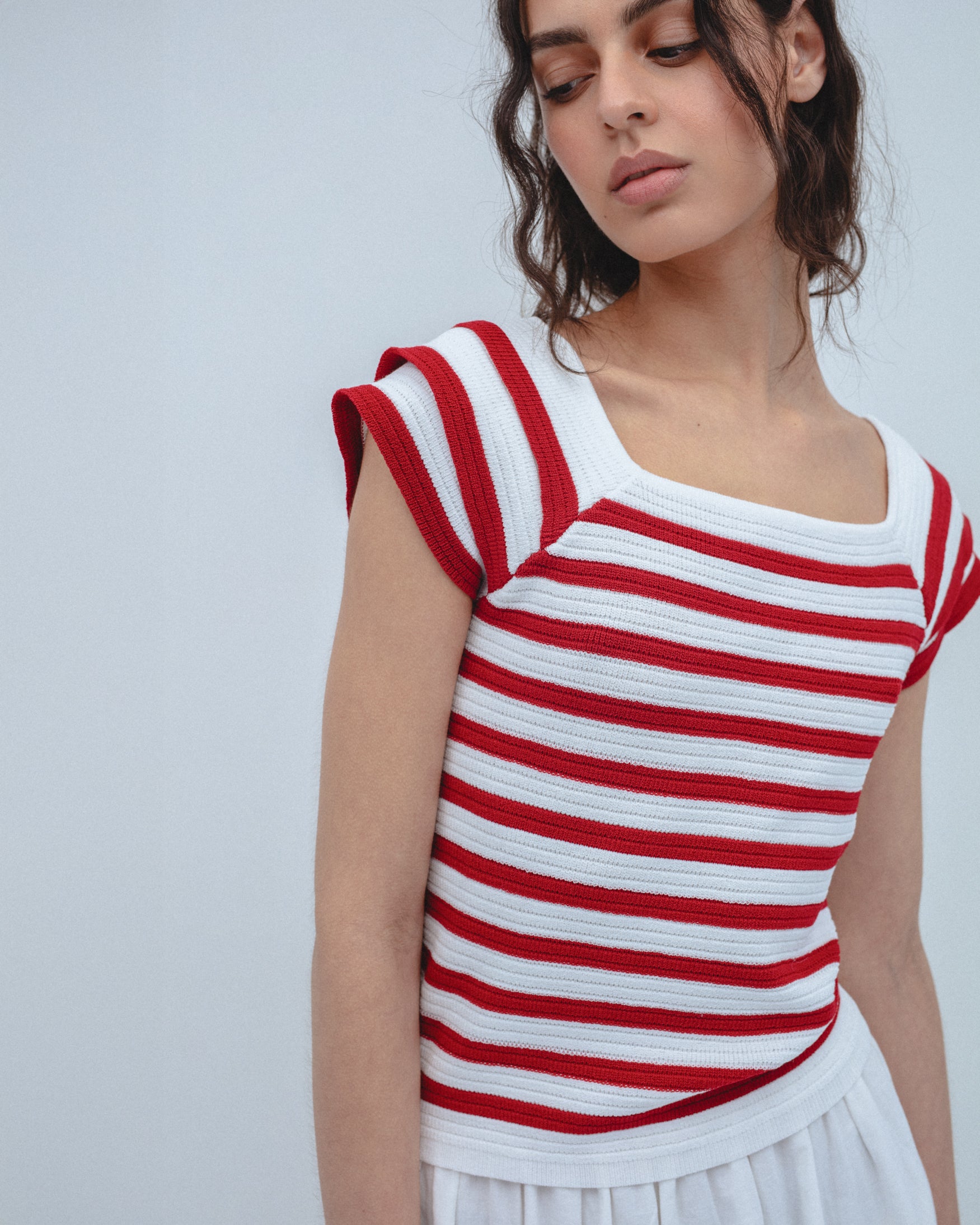Top Punto Rayas