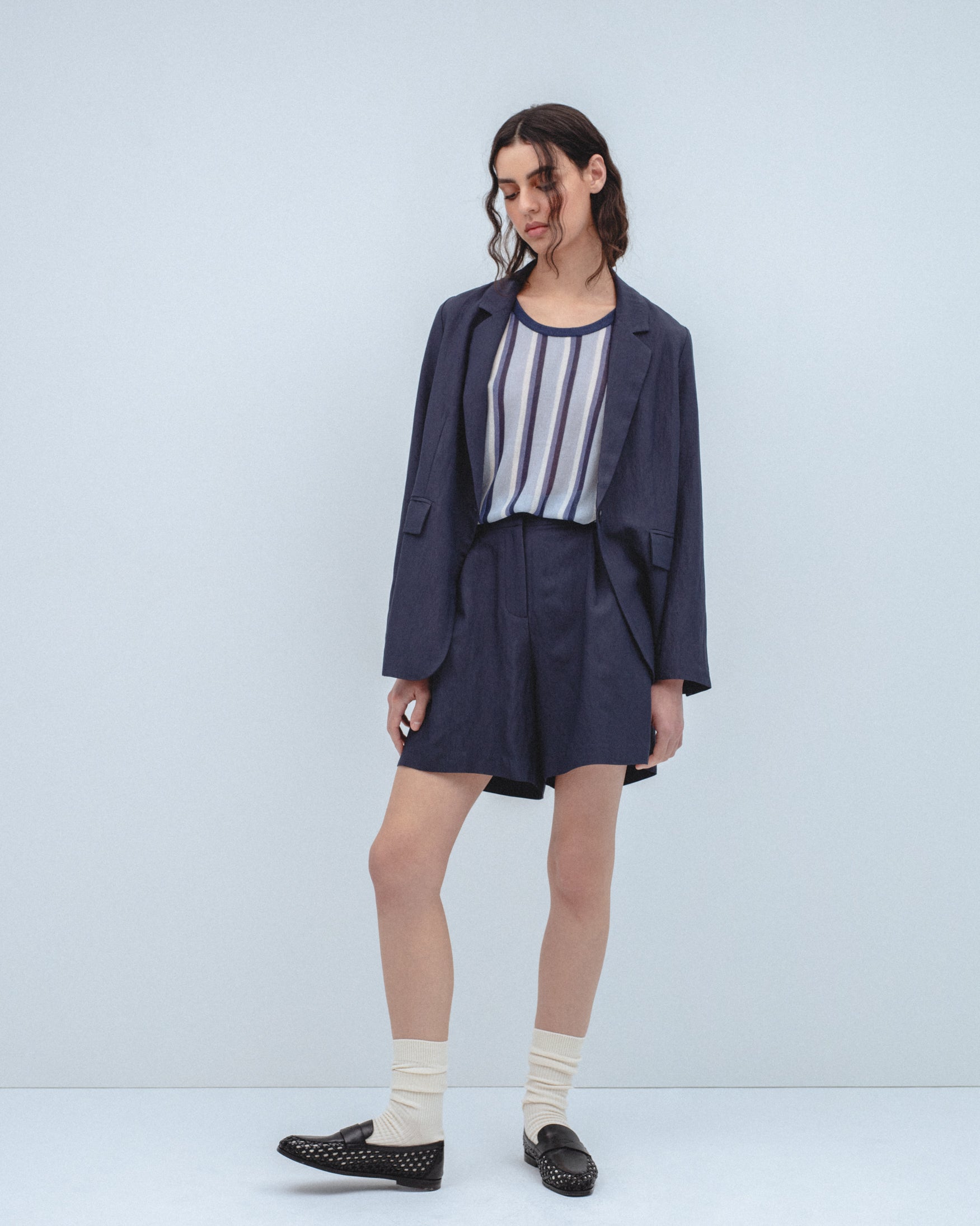 Top Punto Tirantes Rayas