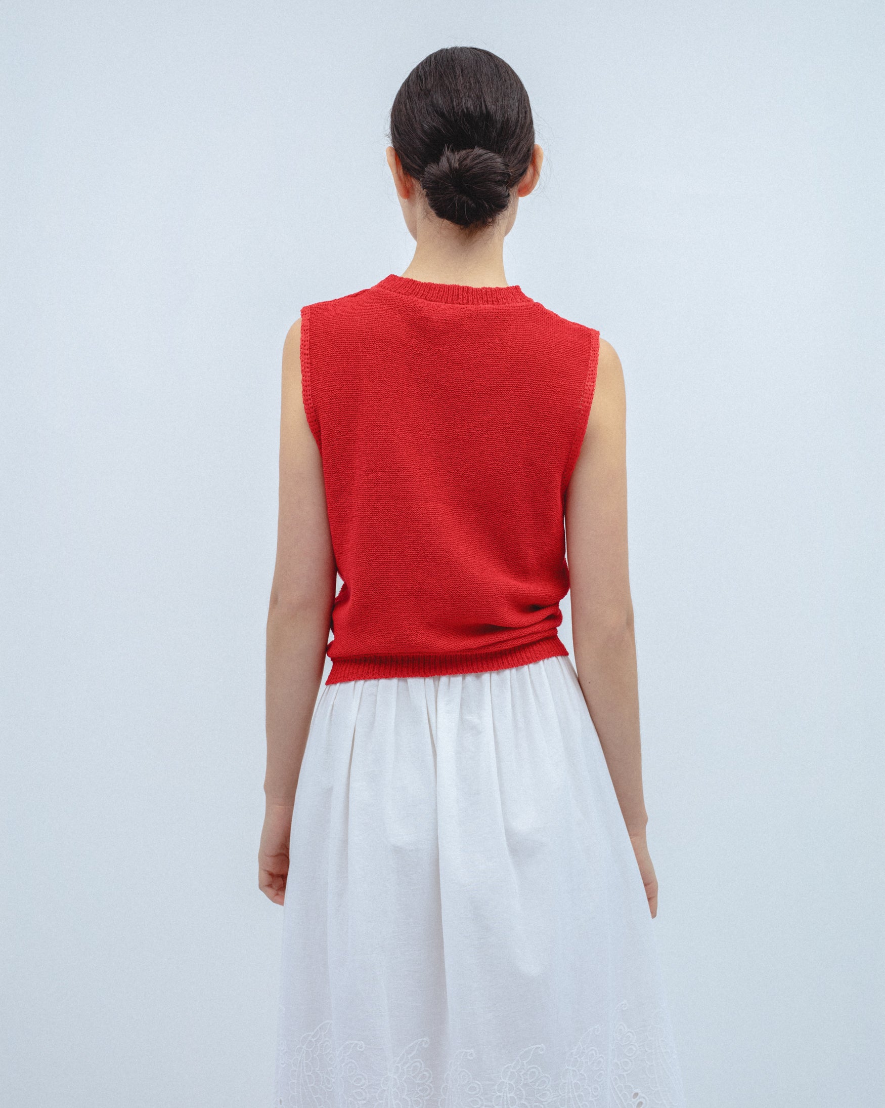 Top Punto Detalle Trenza Central