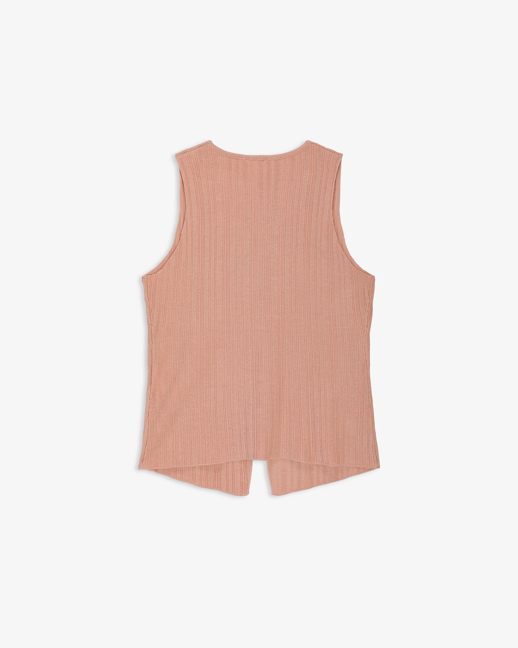 Top Chaleco Punto Botones