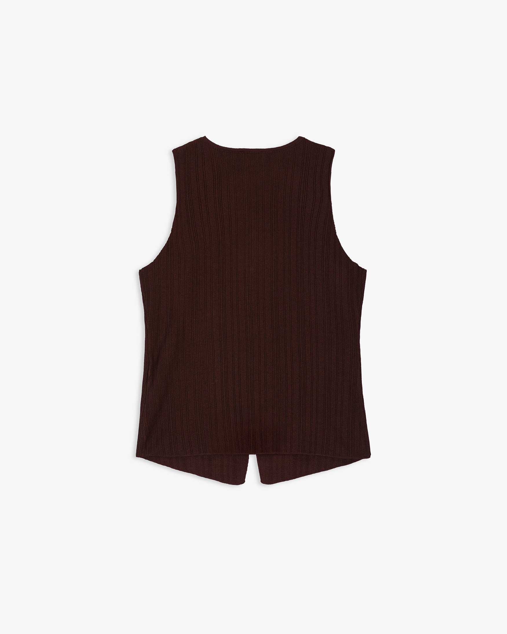 Top Chaleco Punto Botones