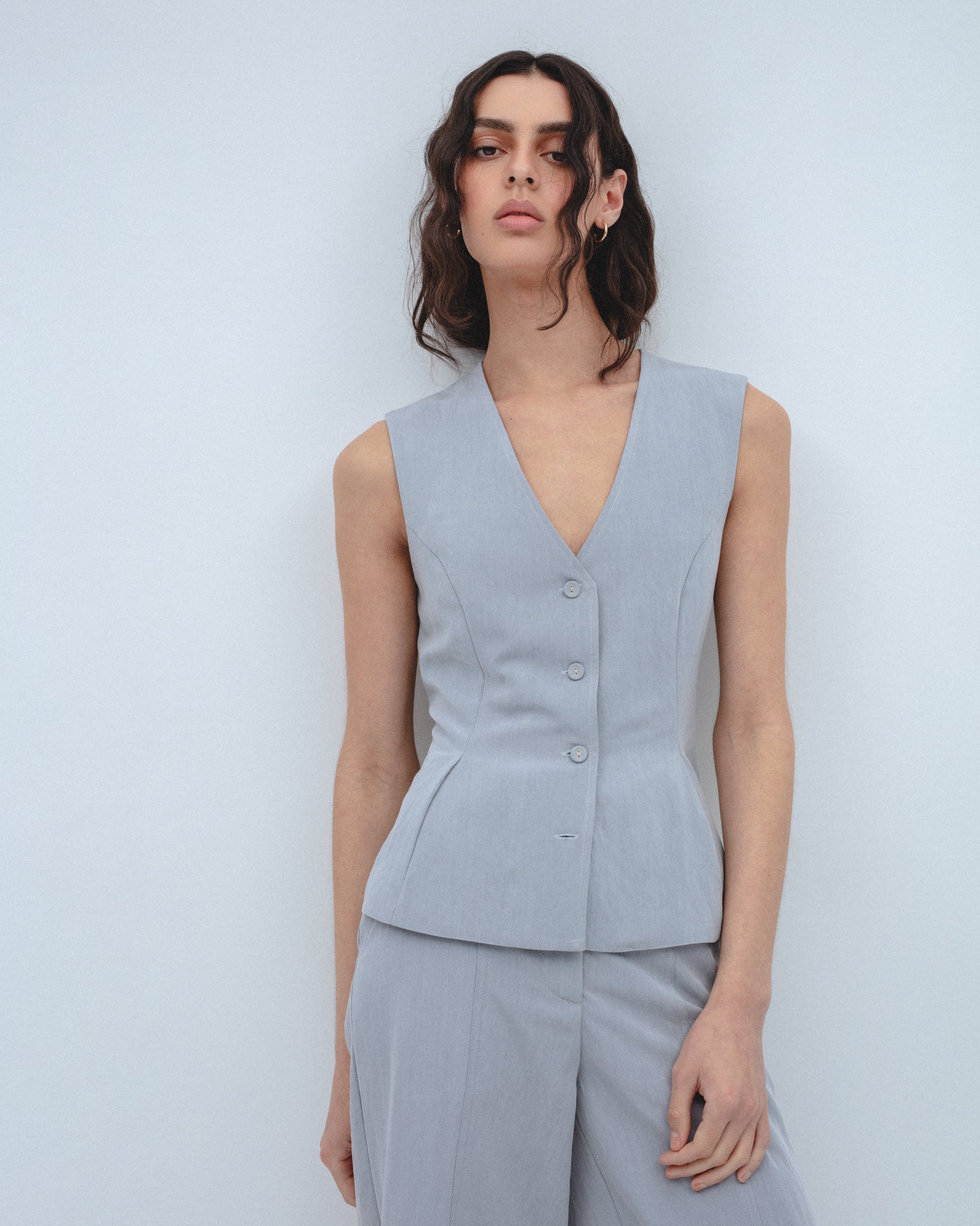 Chaleco Pinzas Botones