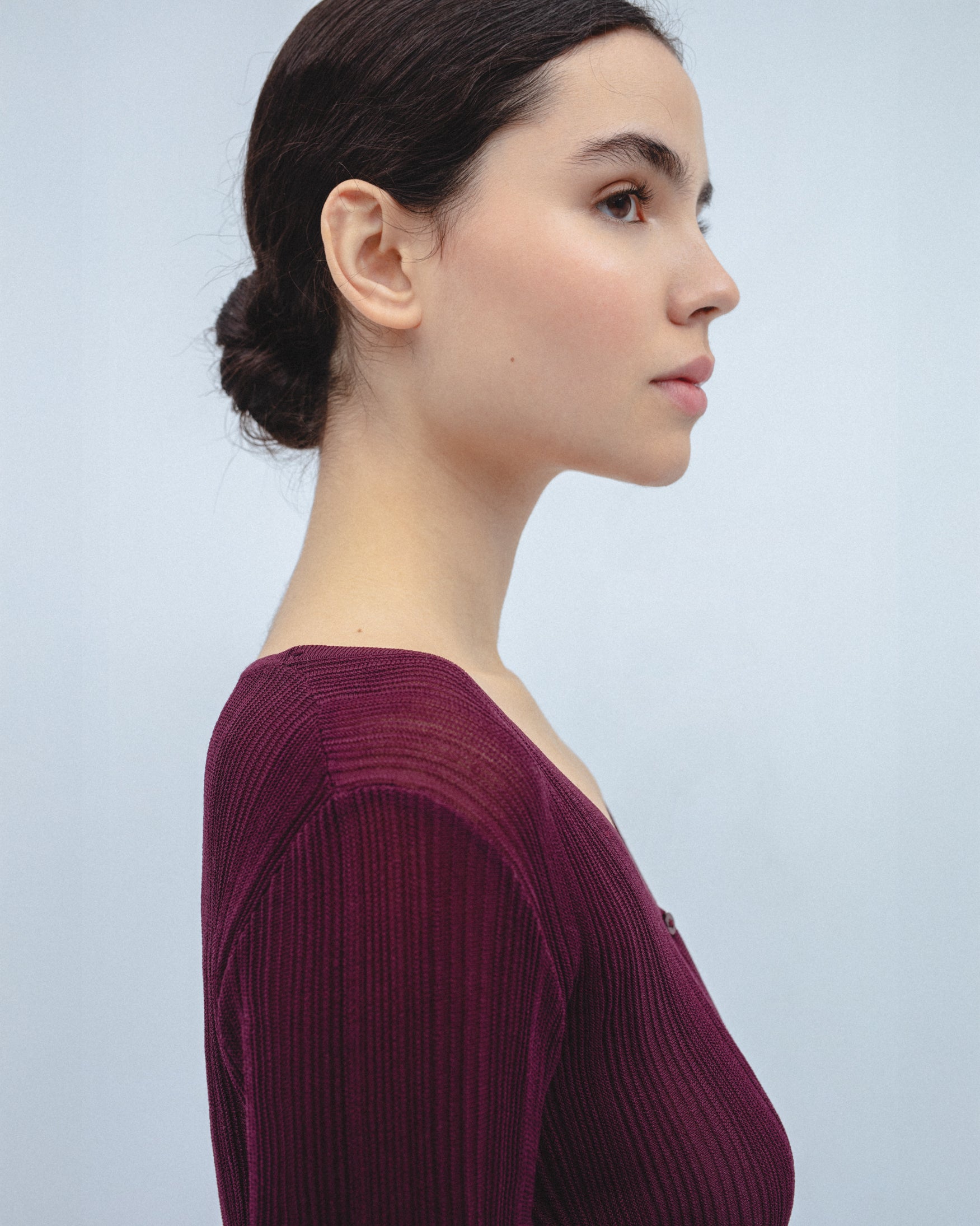 Cárdigan Plisado Botones