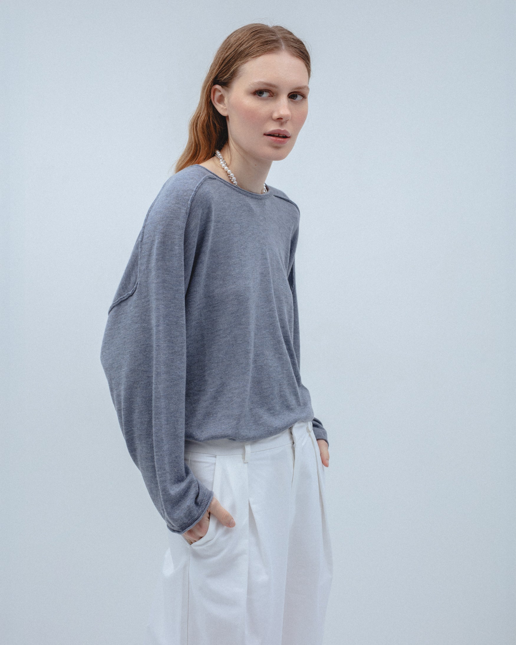 Jersey Punto Mezcla Lana