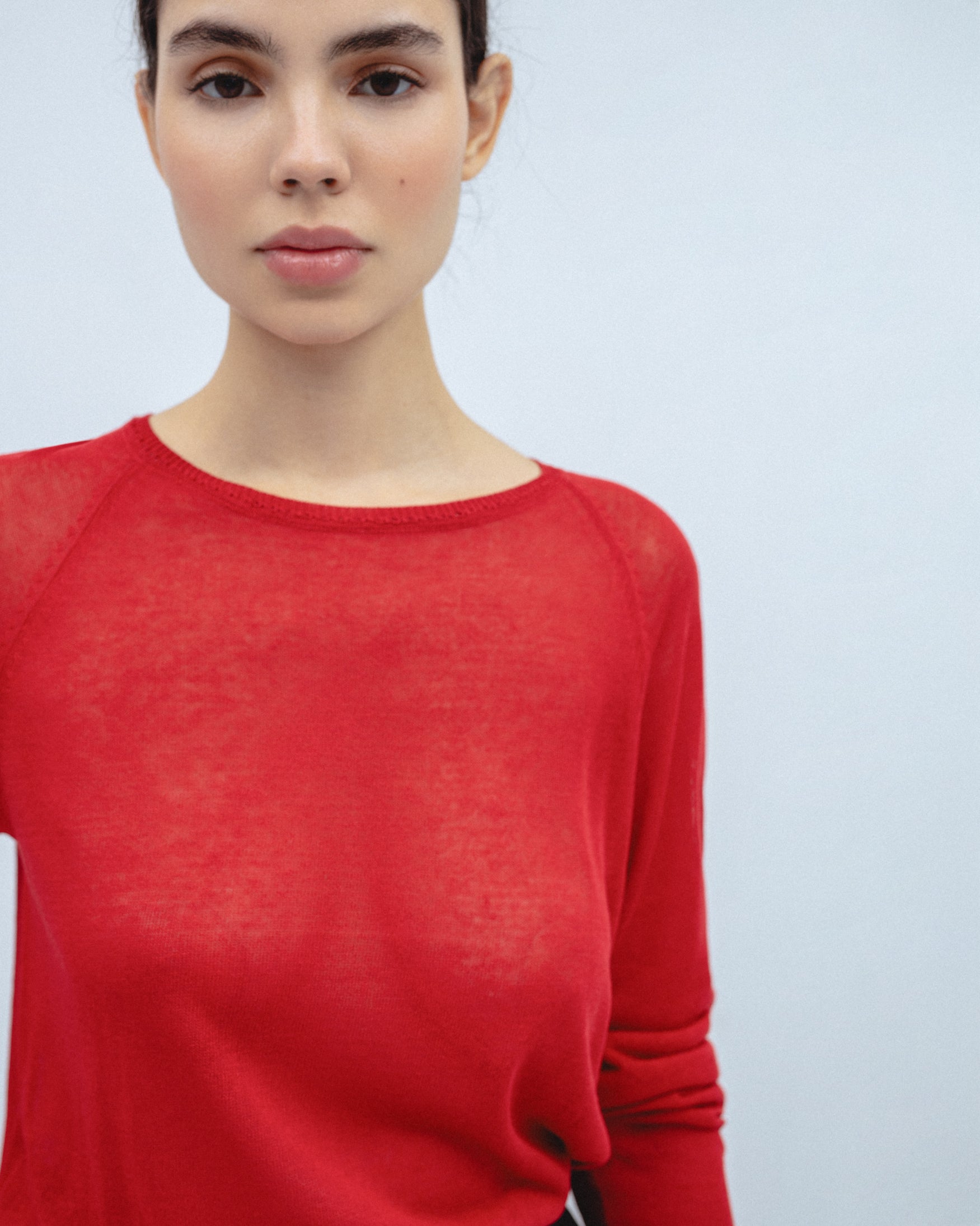 Jersey Punto Estructura Cuello Redondo