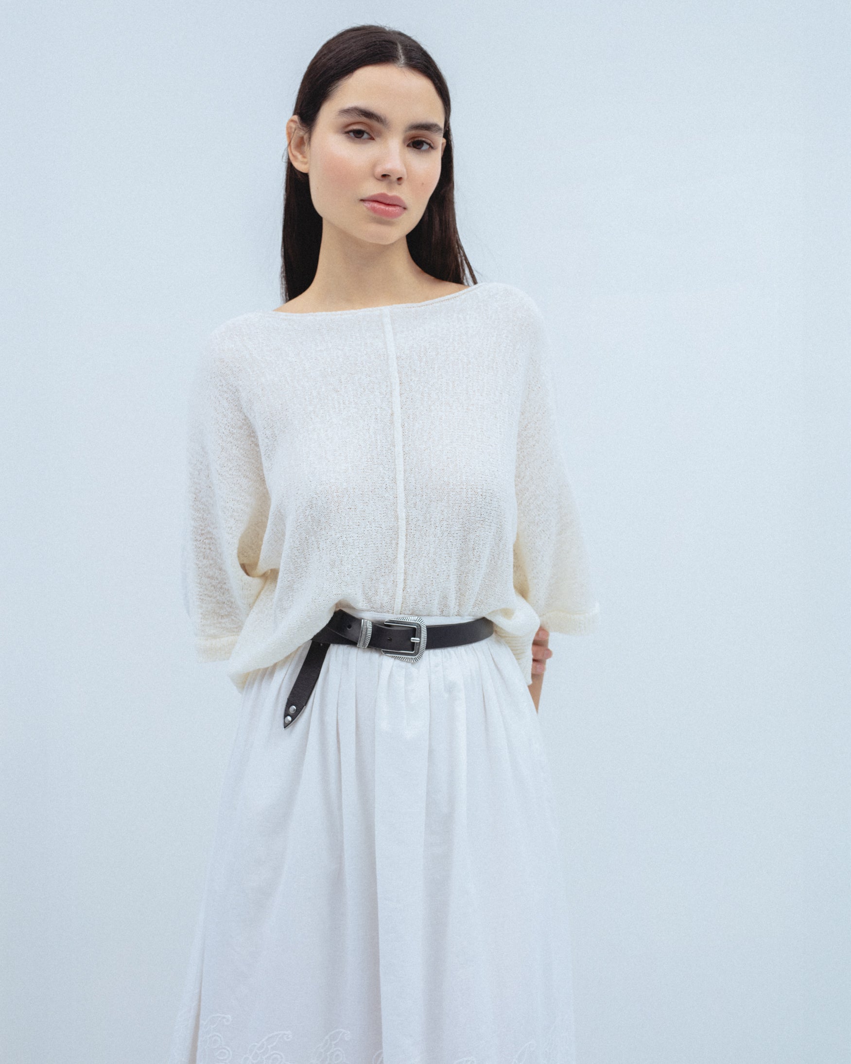 Jersey Punto Oversize Cropped