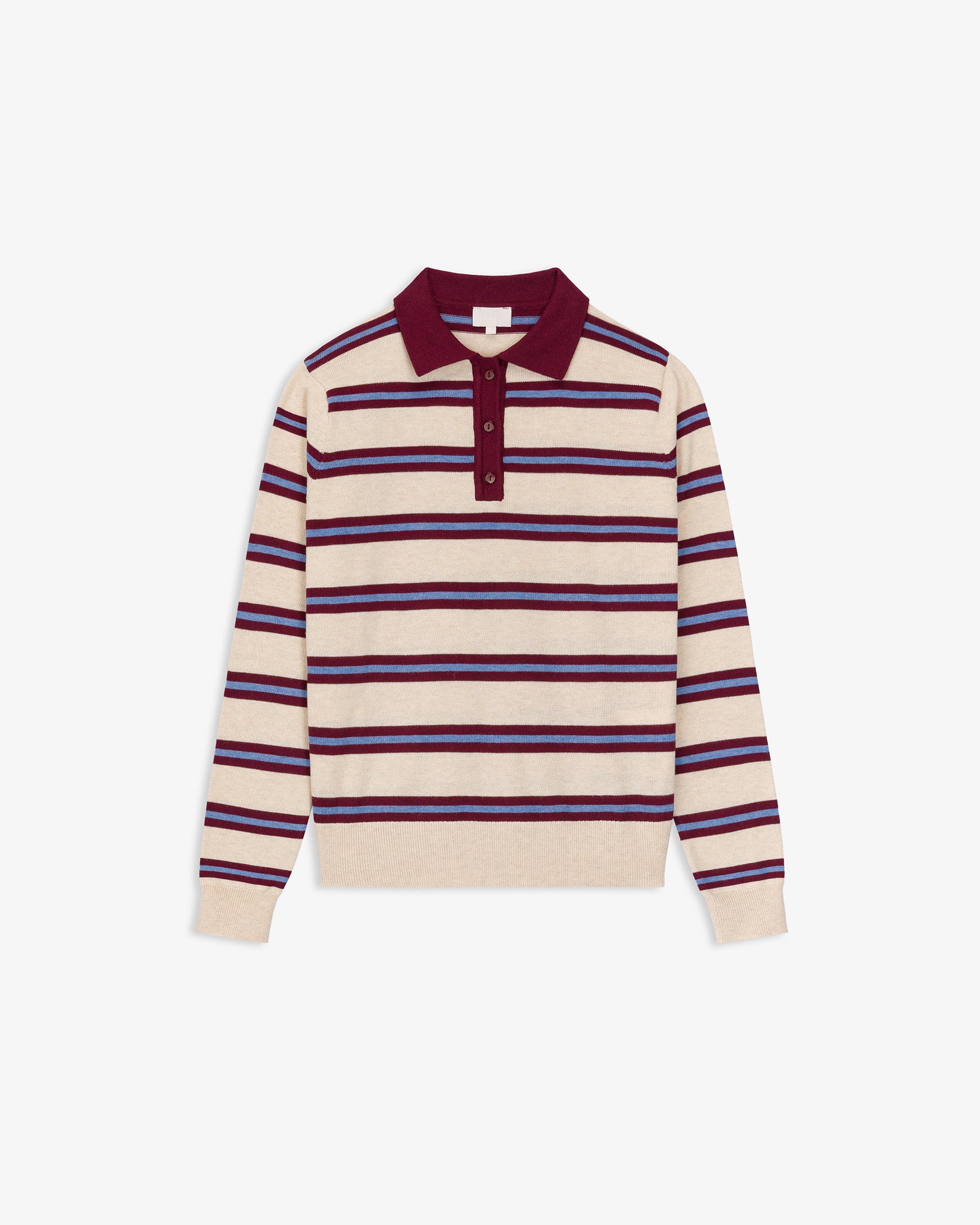 Jersey Polo Punto Rayas Tricolor