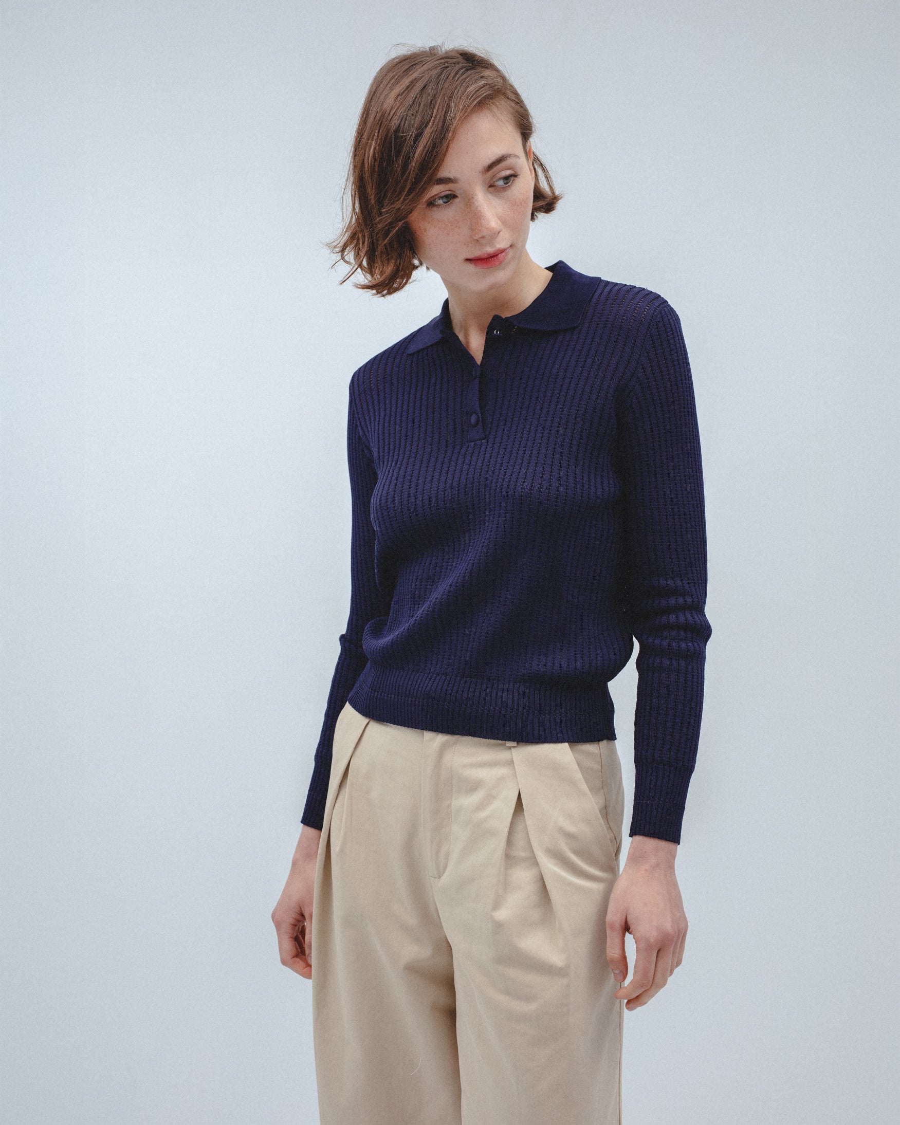 Jersey Polo Punto Calado