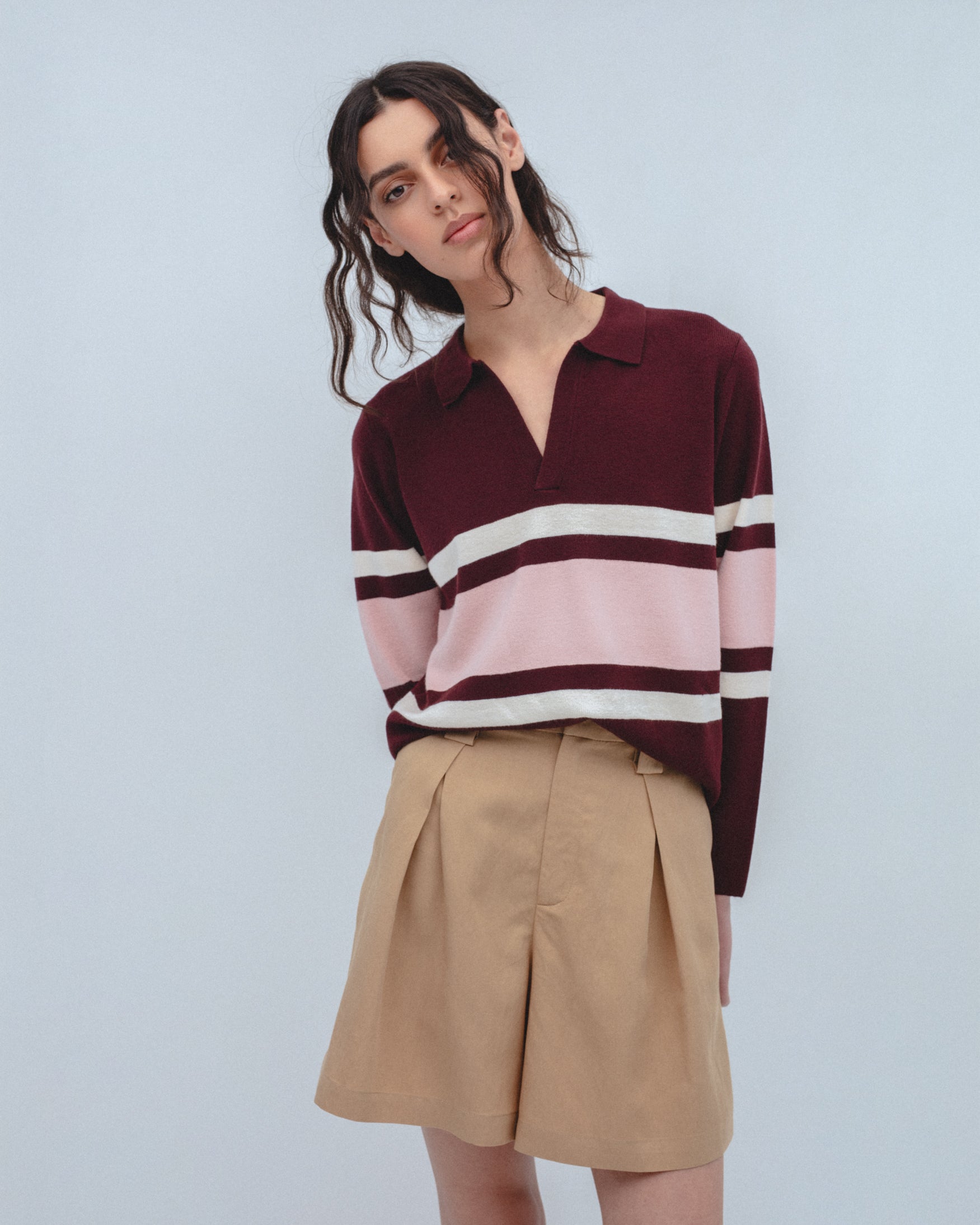 Jersey Polo Punto Rayas