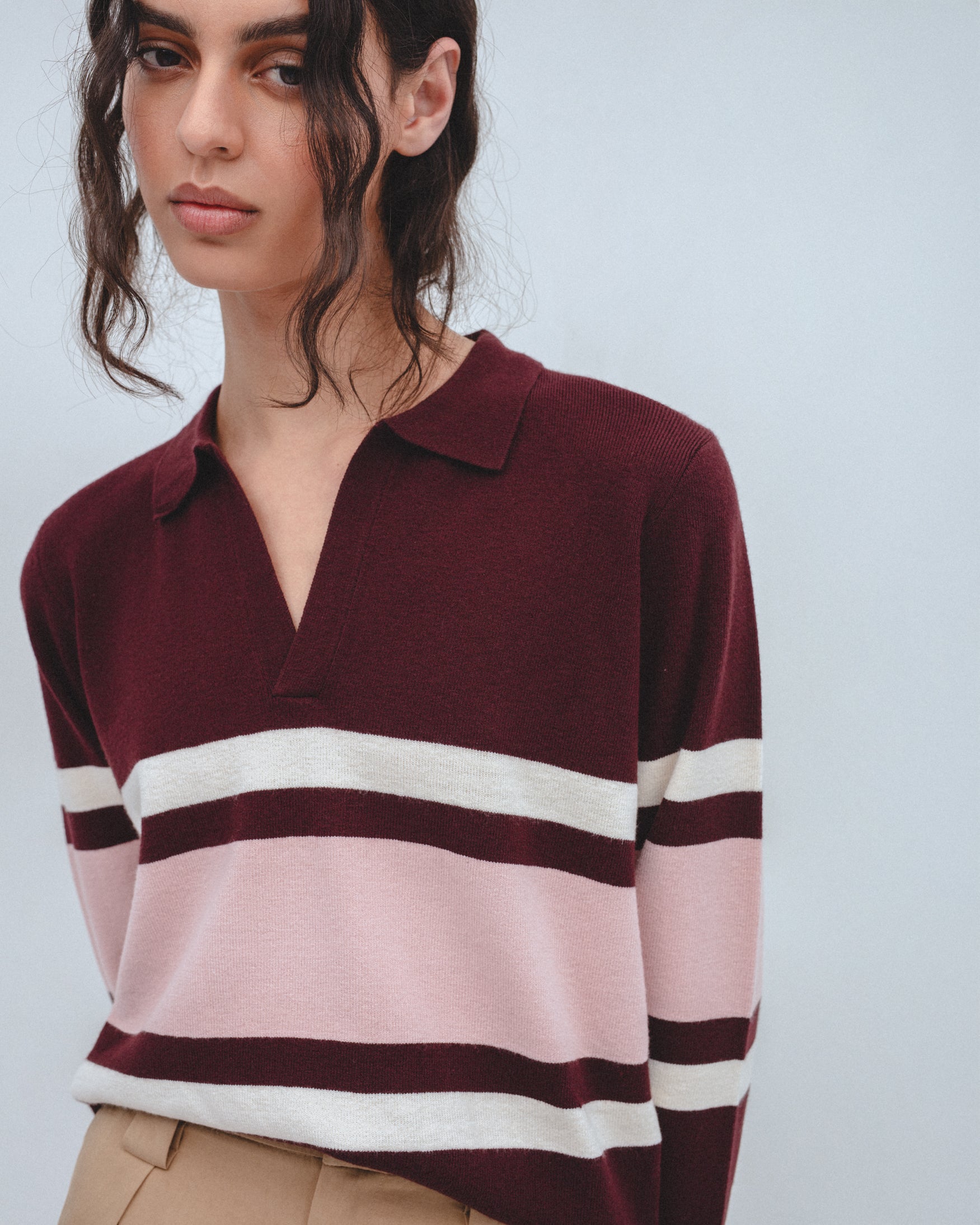 Jersey Polo Punto Rayas