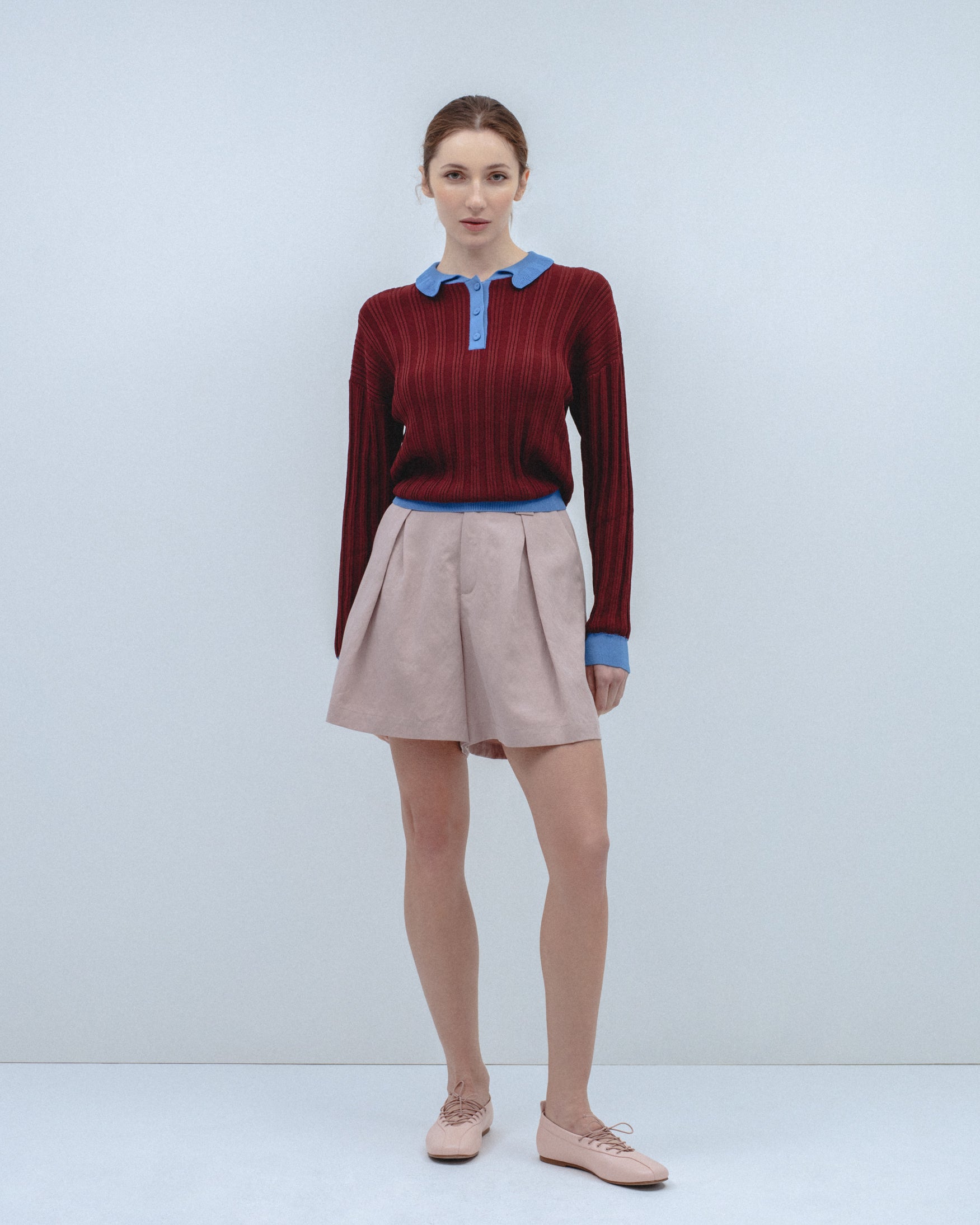 Jersey Polo Punto Cuello Contraste