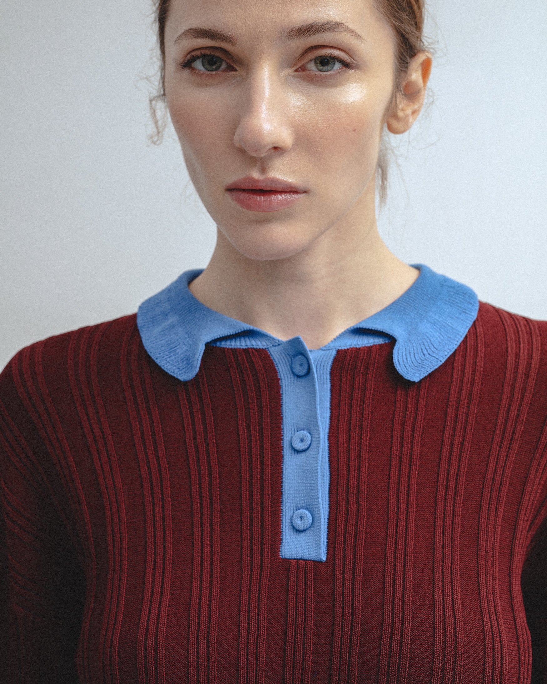 Jersey Polo Punto Cuello Contraste