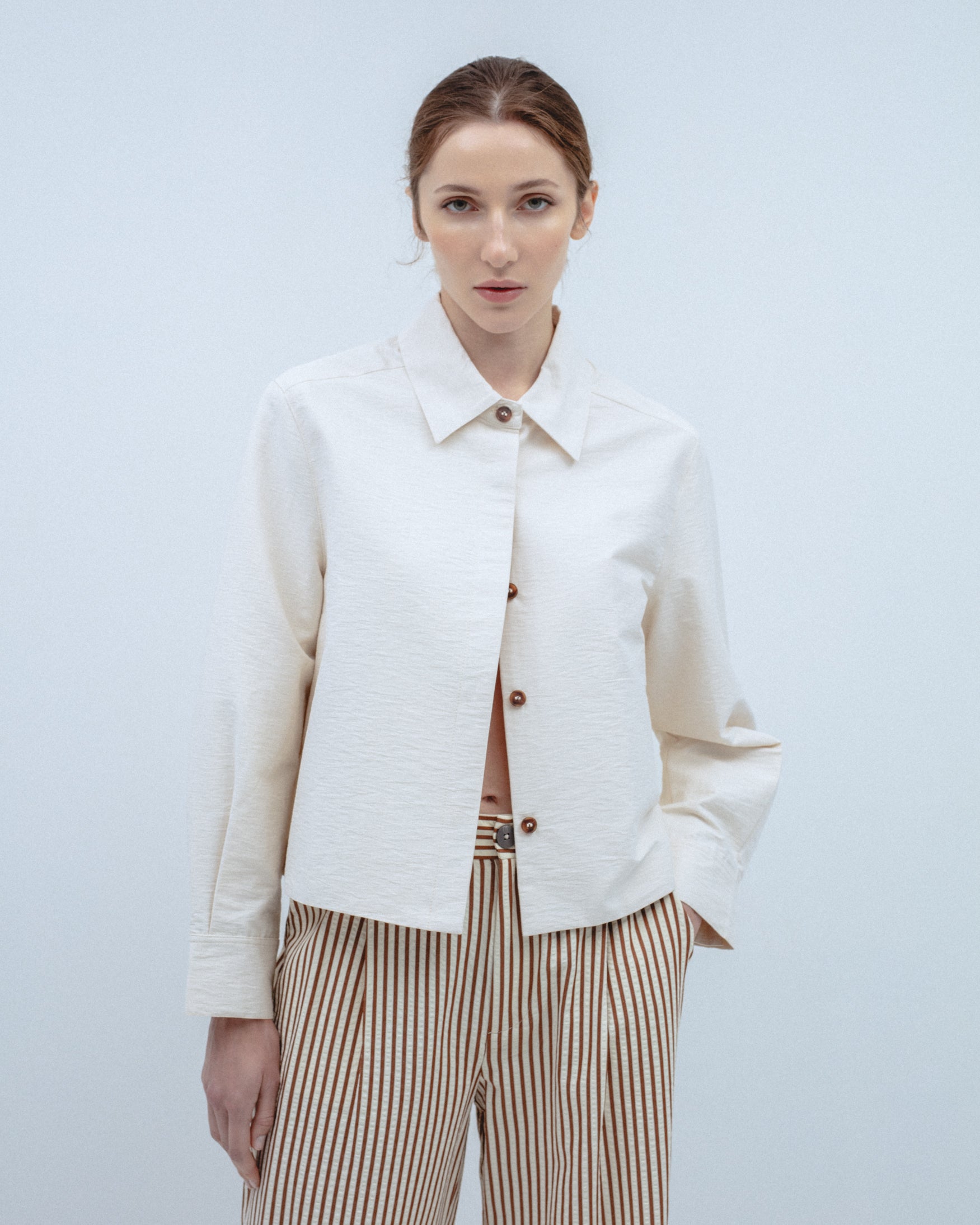 Chaqueta Recta Botones