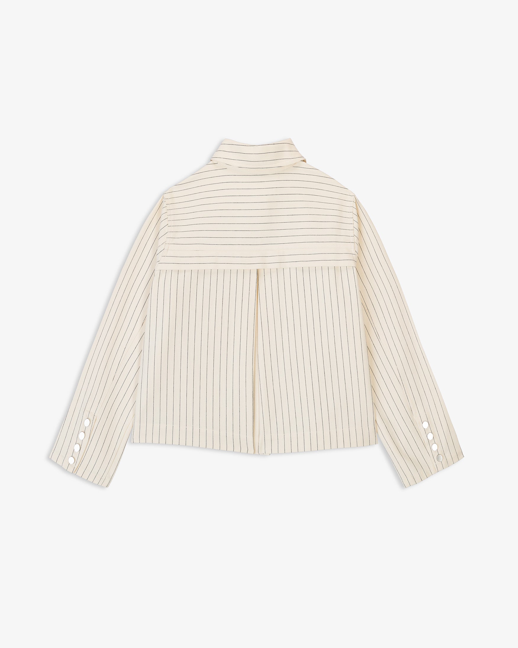 Chaqueta Sarga Rayas Bolsillos