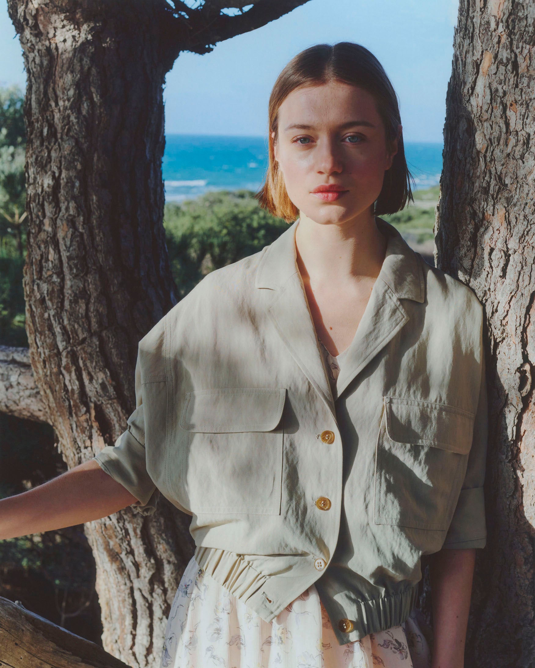 Chaqueta Fluida Bolsillos