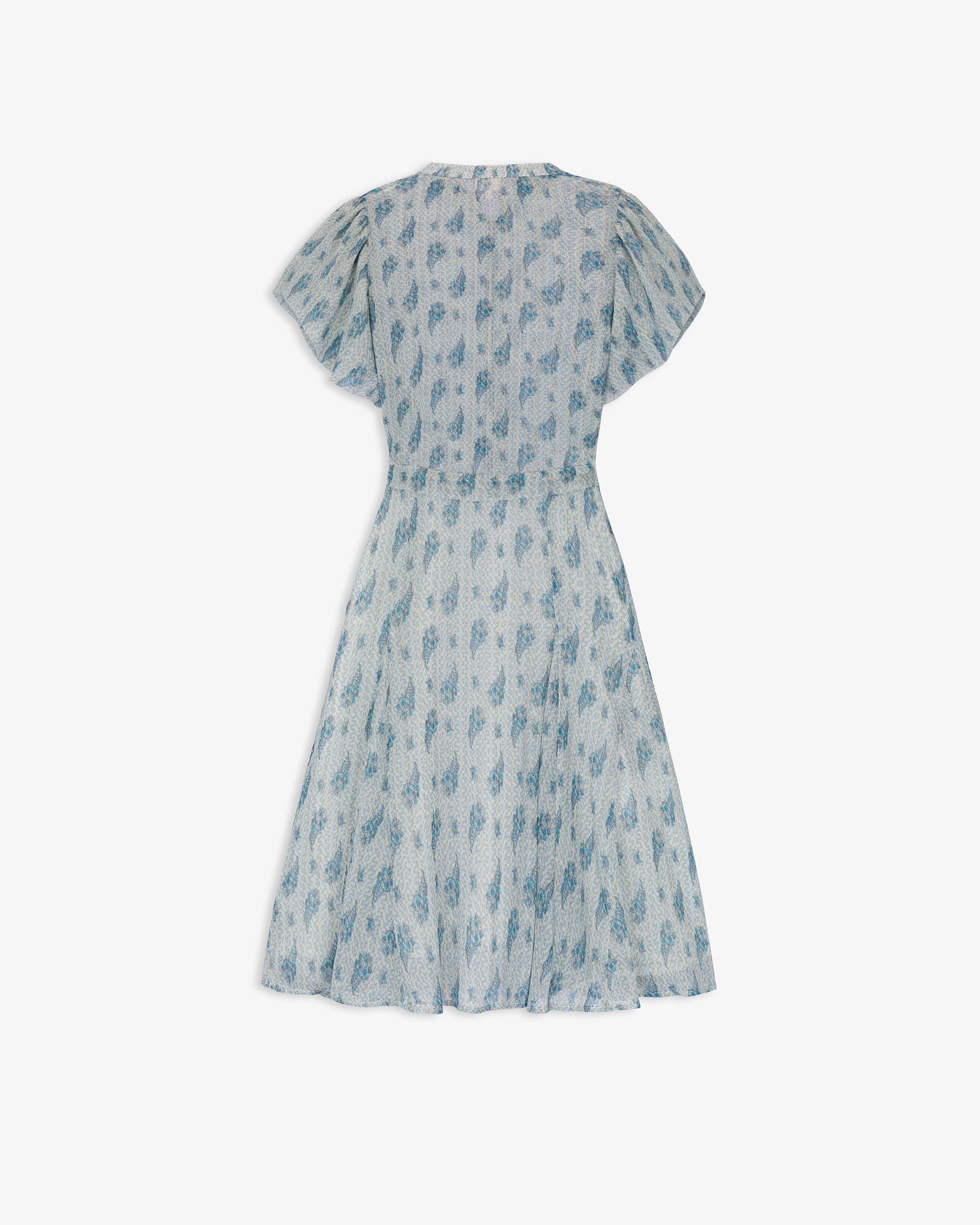 Vestido Corto Estampado Gasa