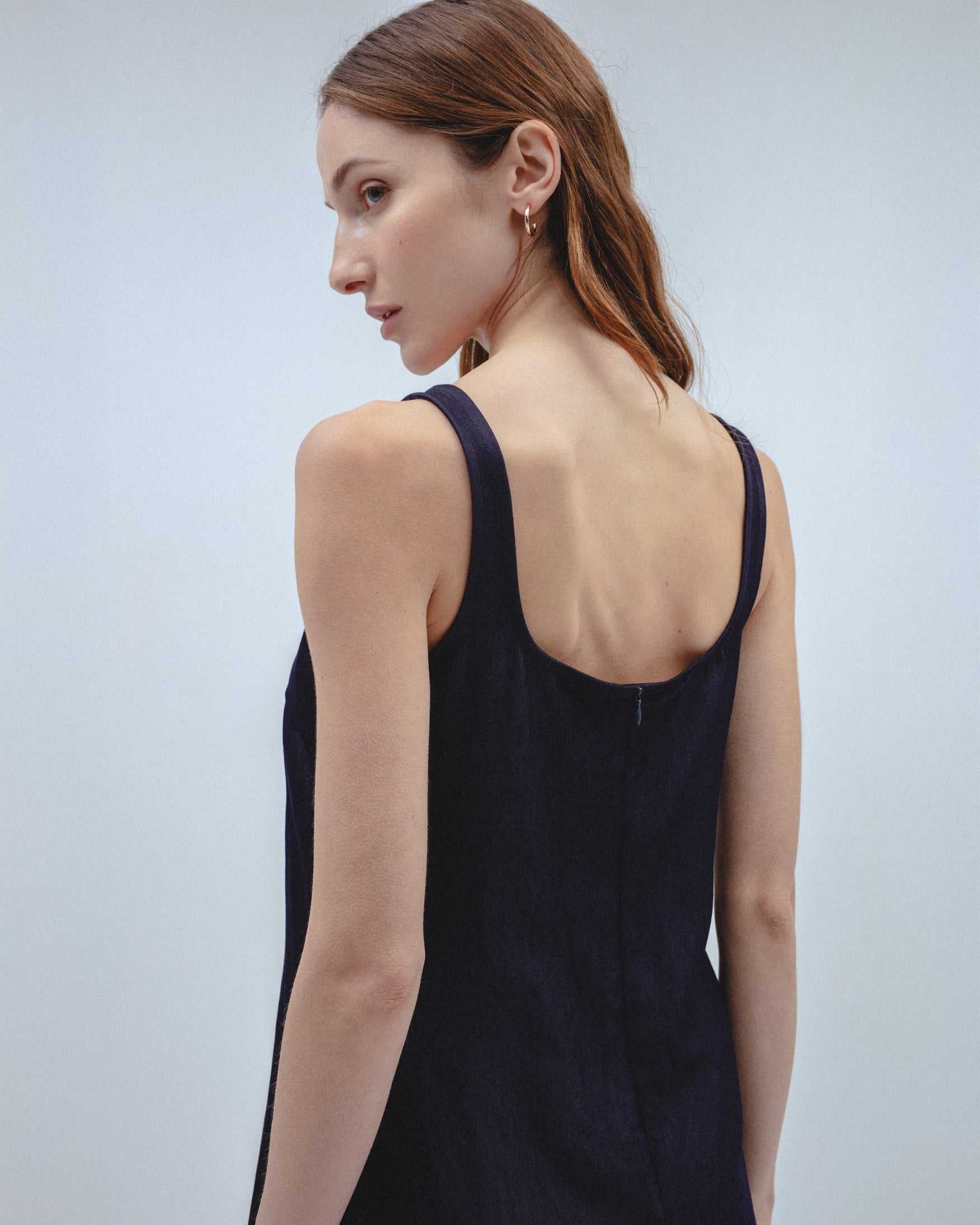 Vestido Corto Escote Cuadrado