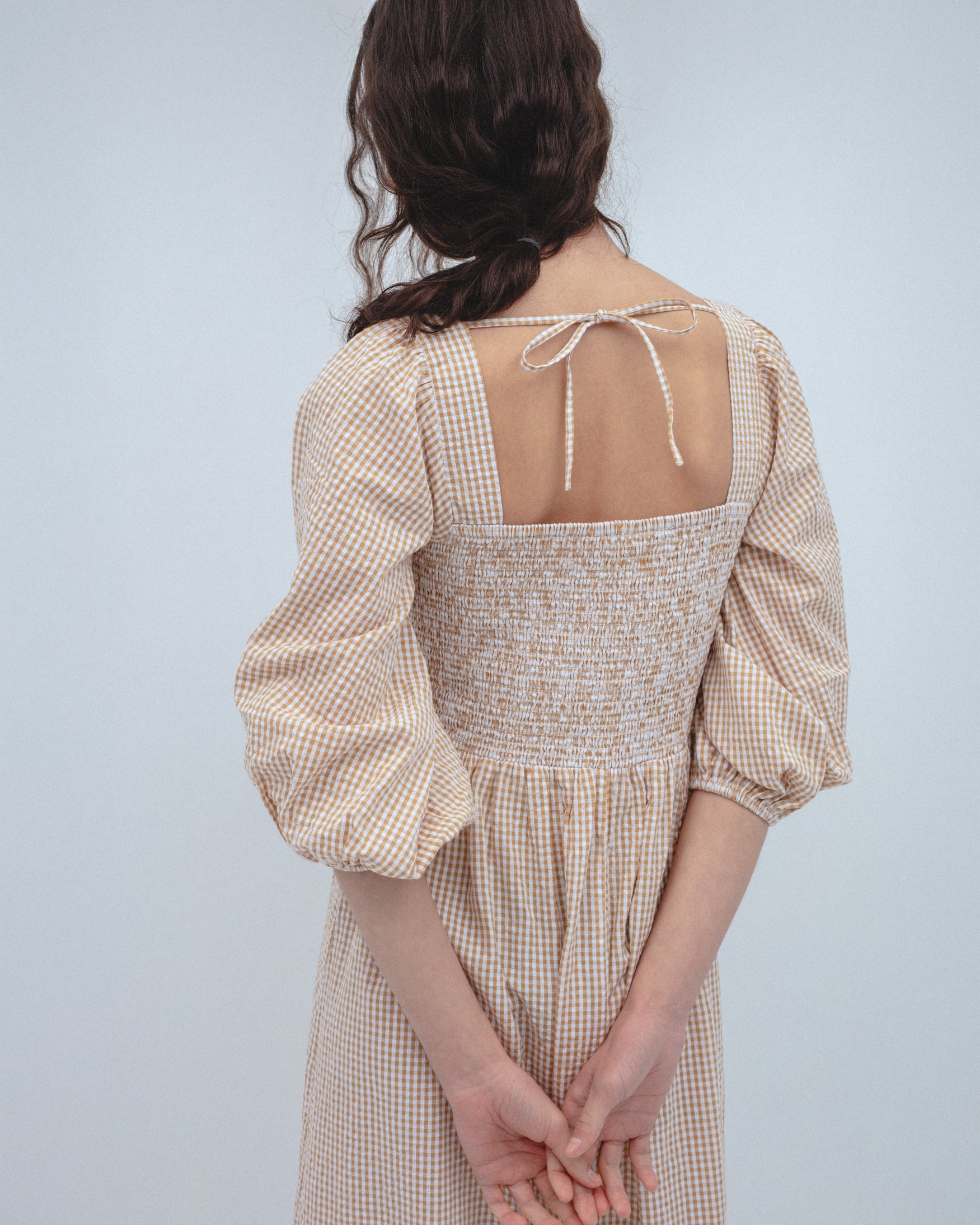 Vestido Midi Cuadros Vichy