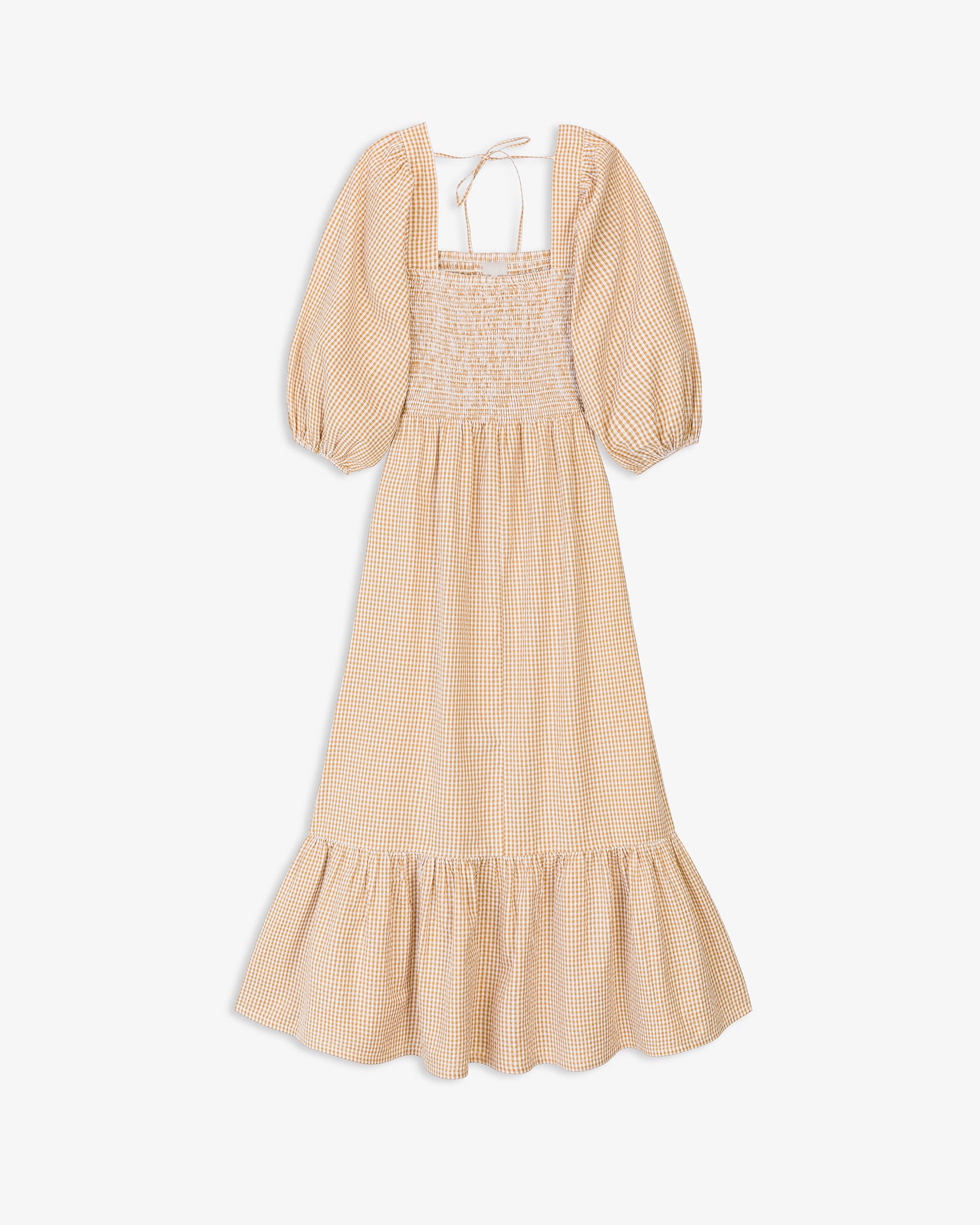 Vestido Midi Cuadros Vichy