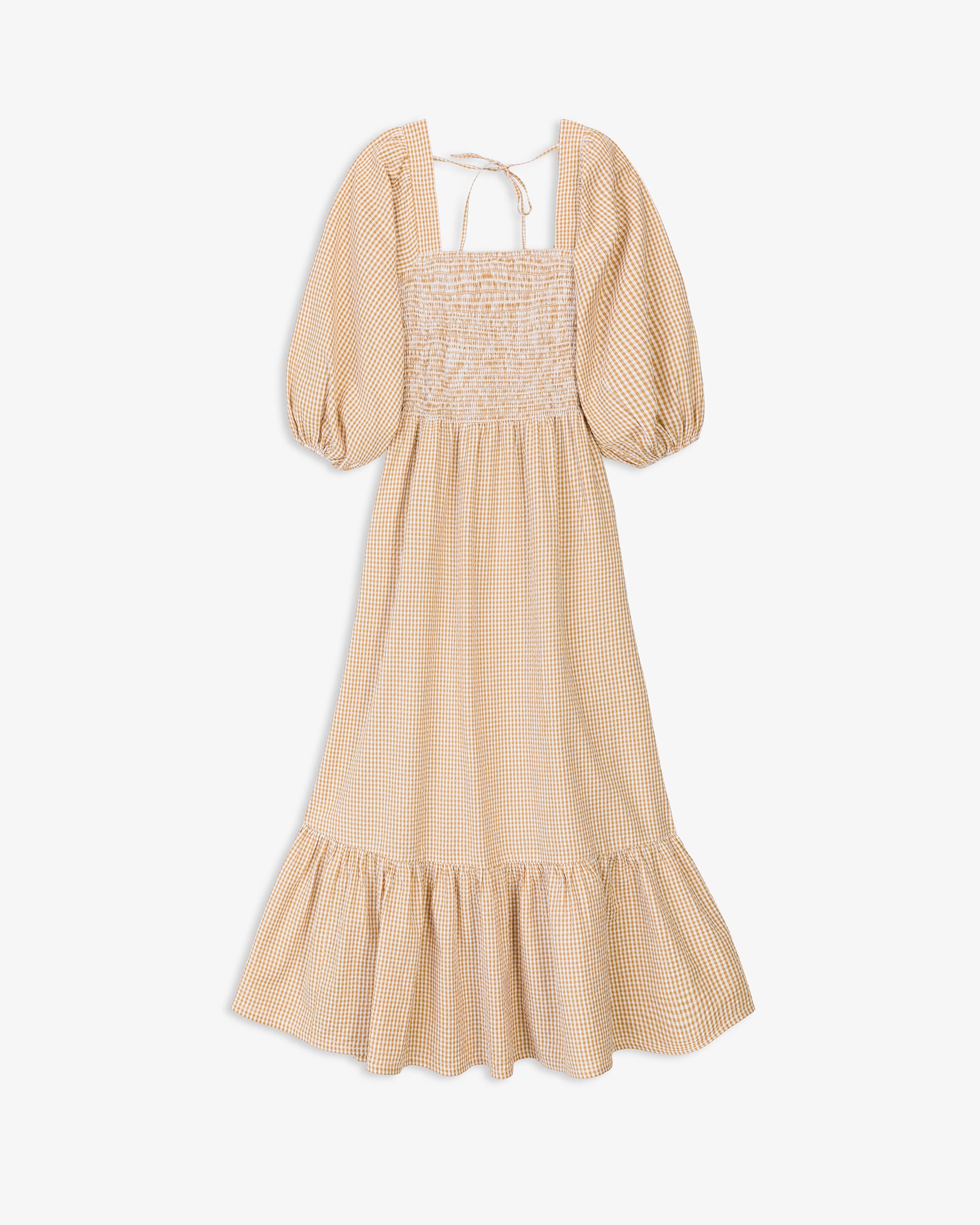 Vestido Midi Cuadros Vichy