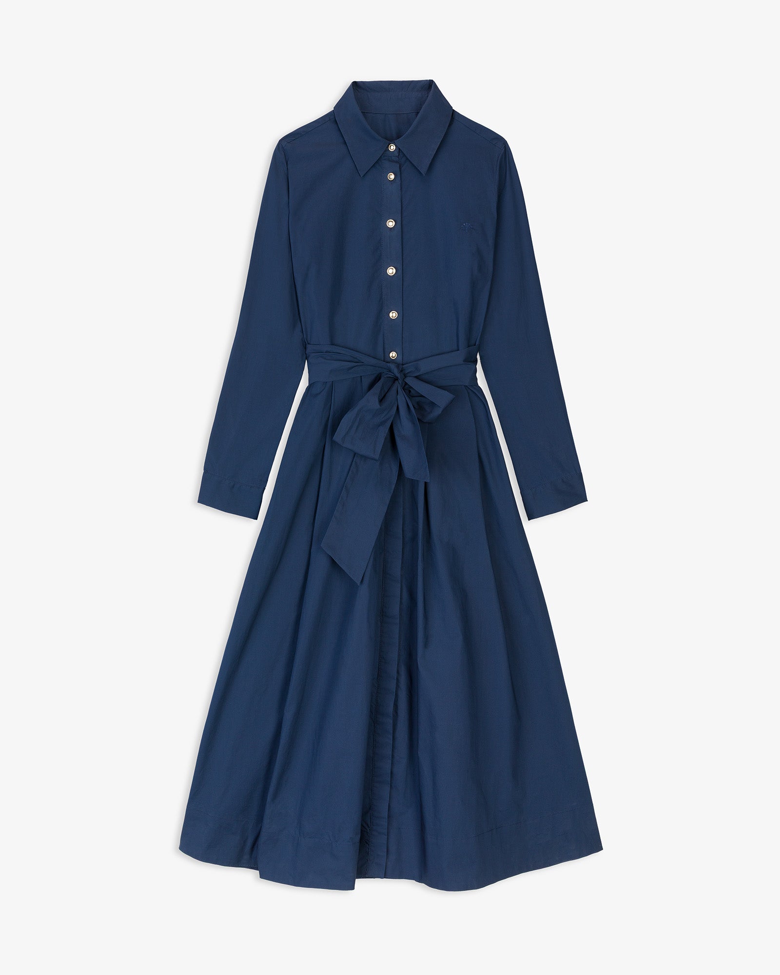 Vestido Midi Algodón Camisero