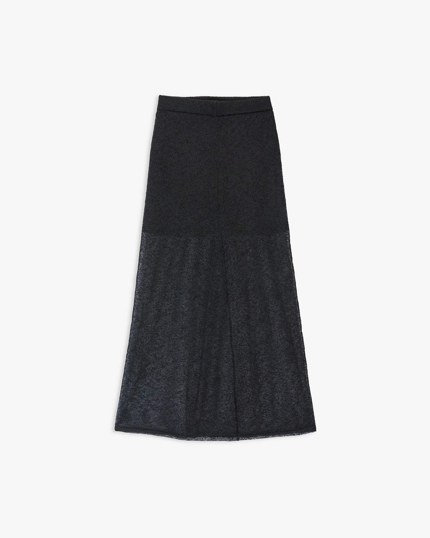 Falda Midi Punto Slub