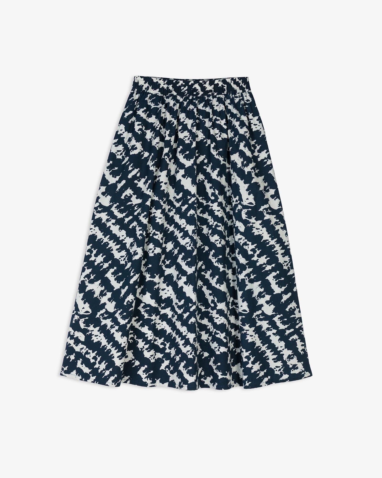 Falda Midi Vuelo Estampada