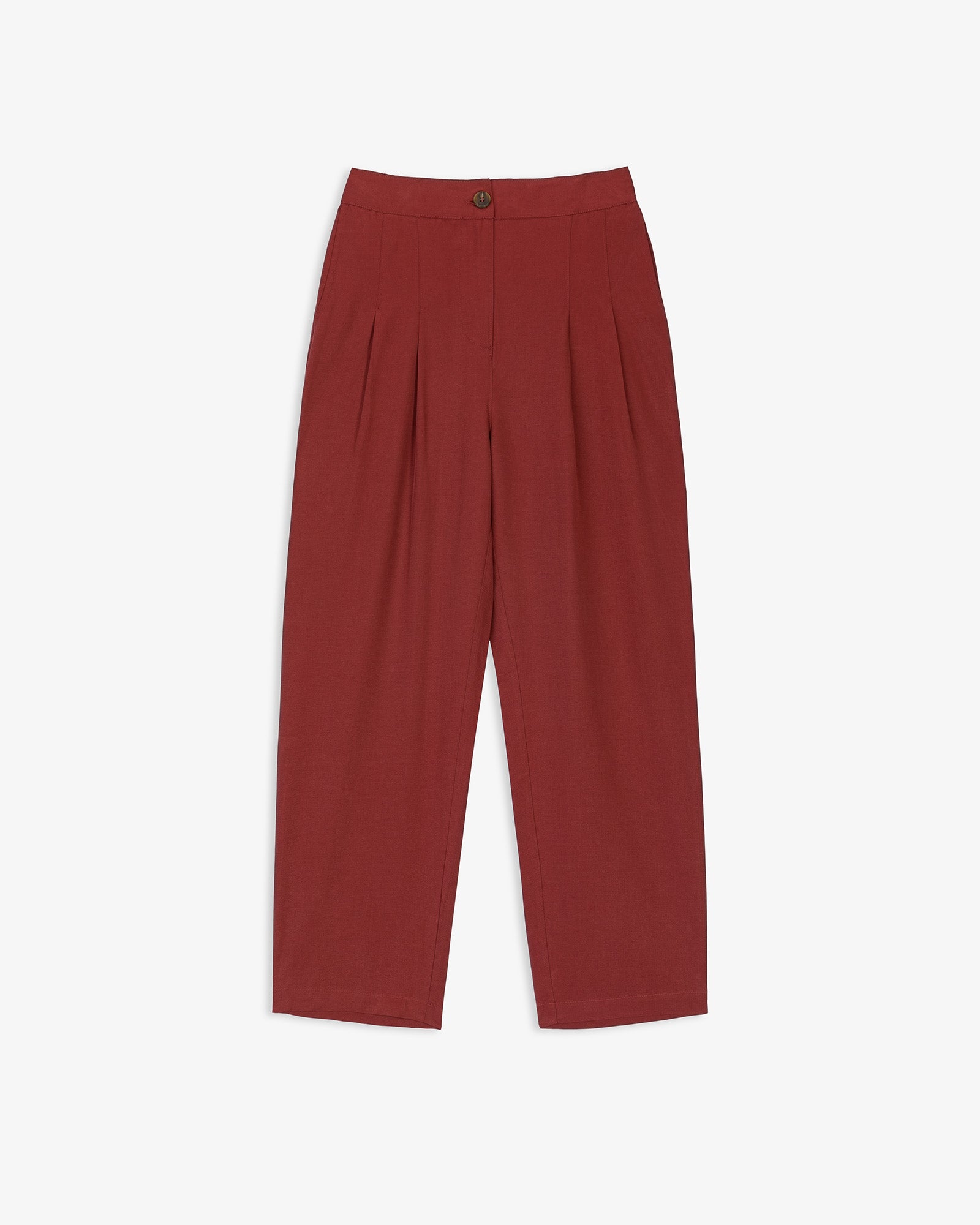 Pantalón Pinzas Cropped Wide Leg